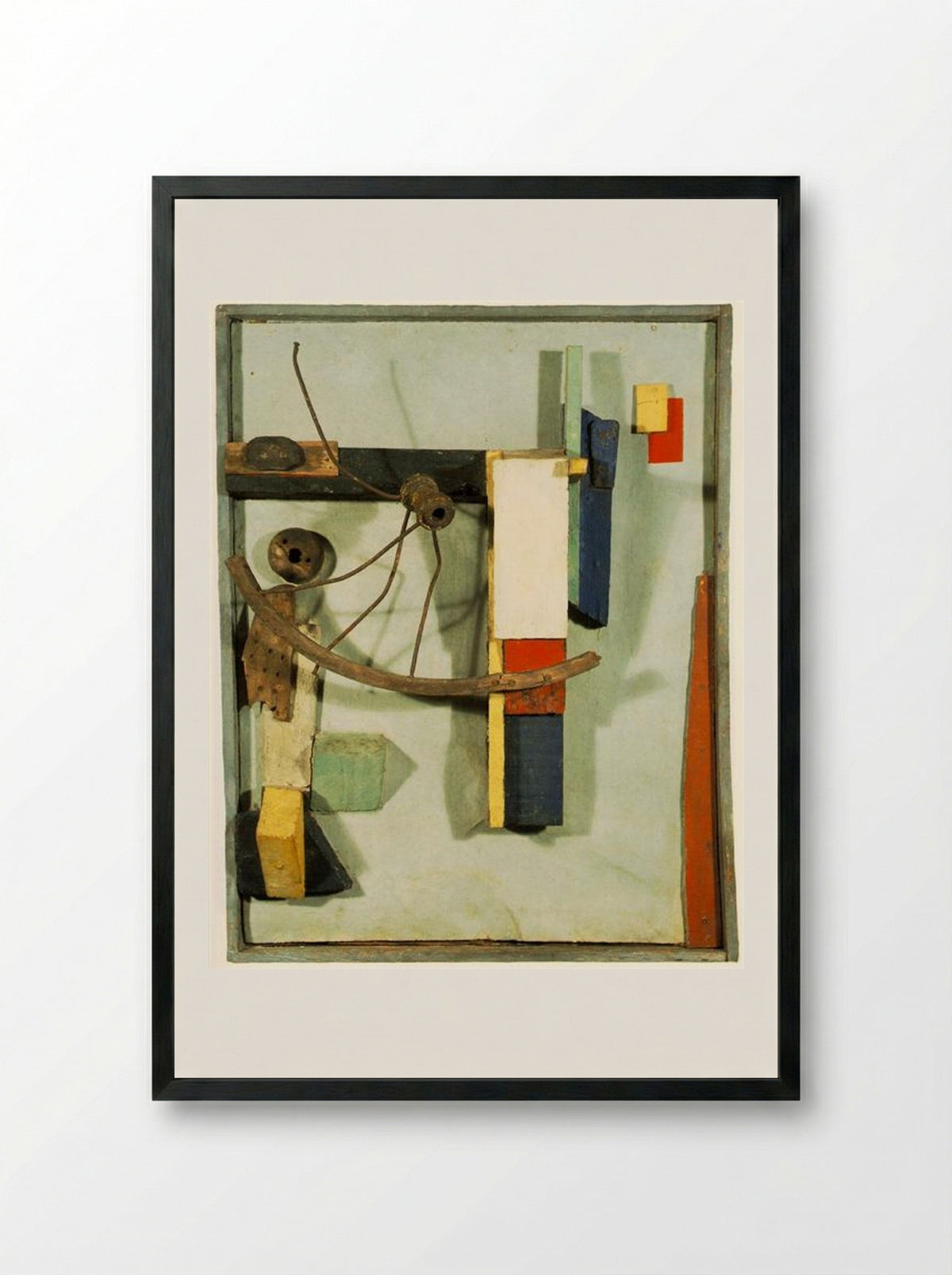 Small Sailors' Home - Kurt Schwitters - Framed Print Black