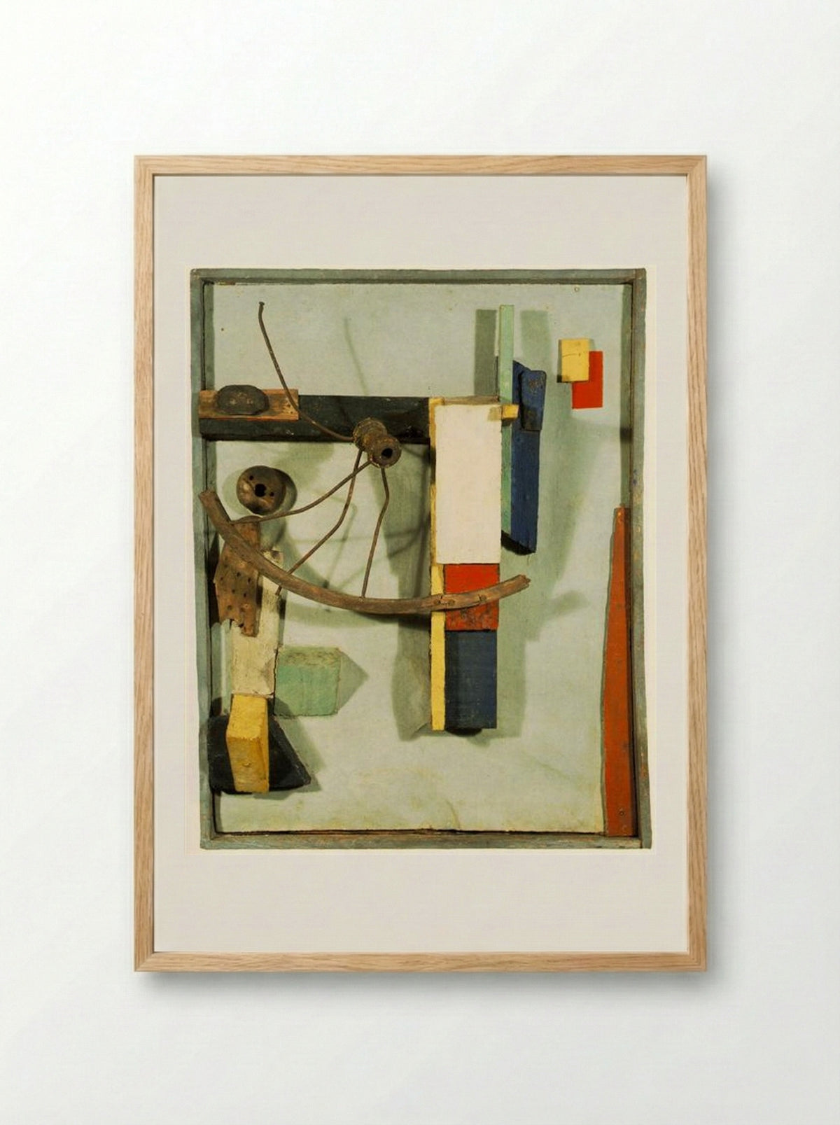 Small Sailors' Home - Kurt Schwitters - Framed Print Wood