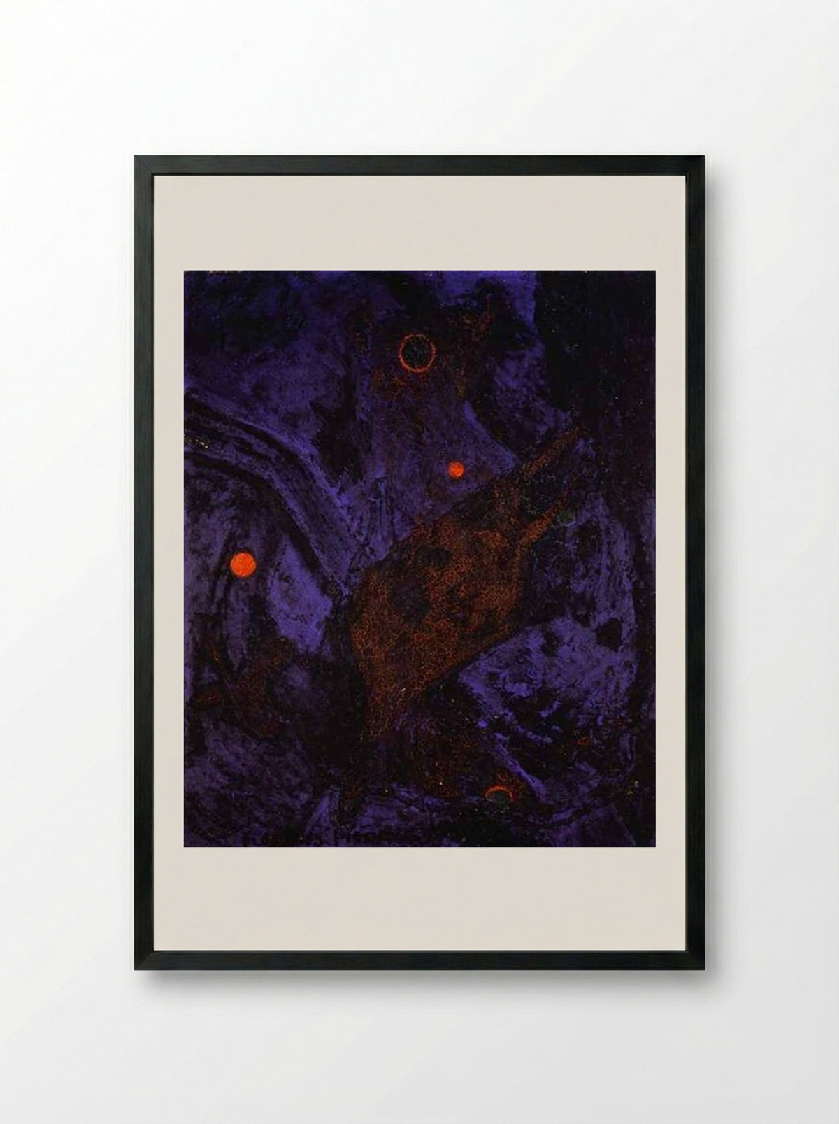 Small Sun - Francis Picabia - Framed Print Black