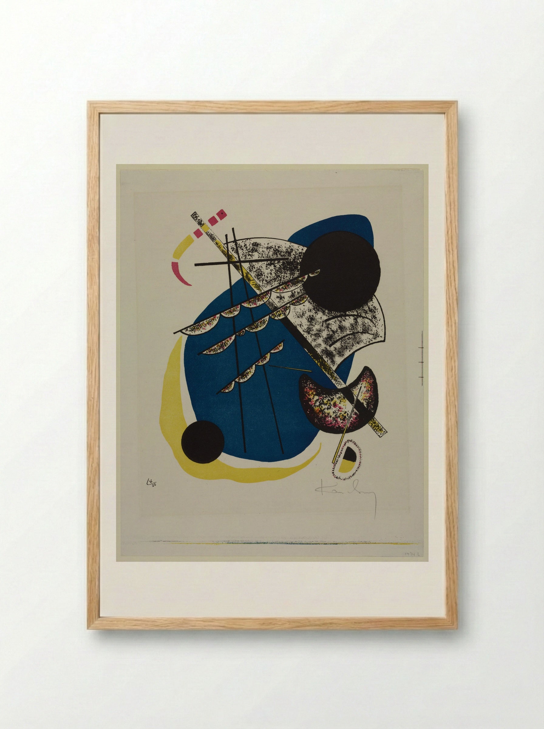 Small Worlds II - Wassily Kandinsky - Framed Print Wood