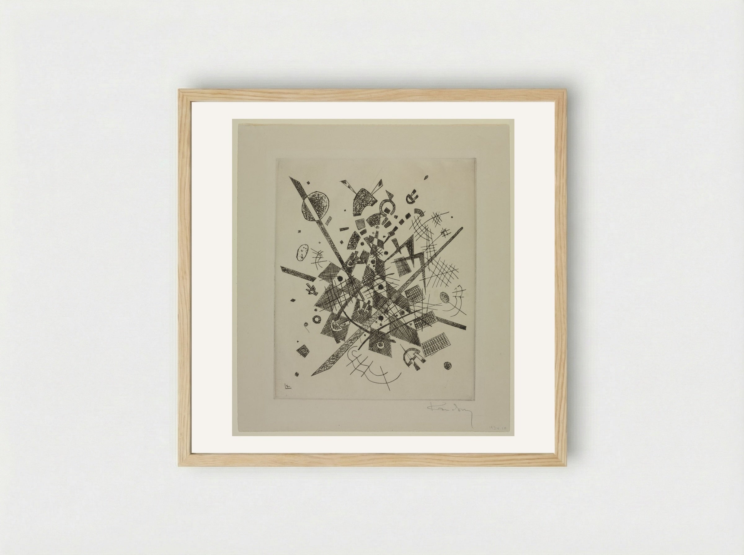 Small Worlds IX - Wassily Kandinsky - Framed Print Wood