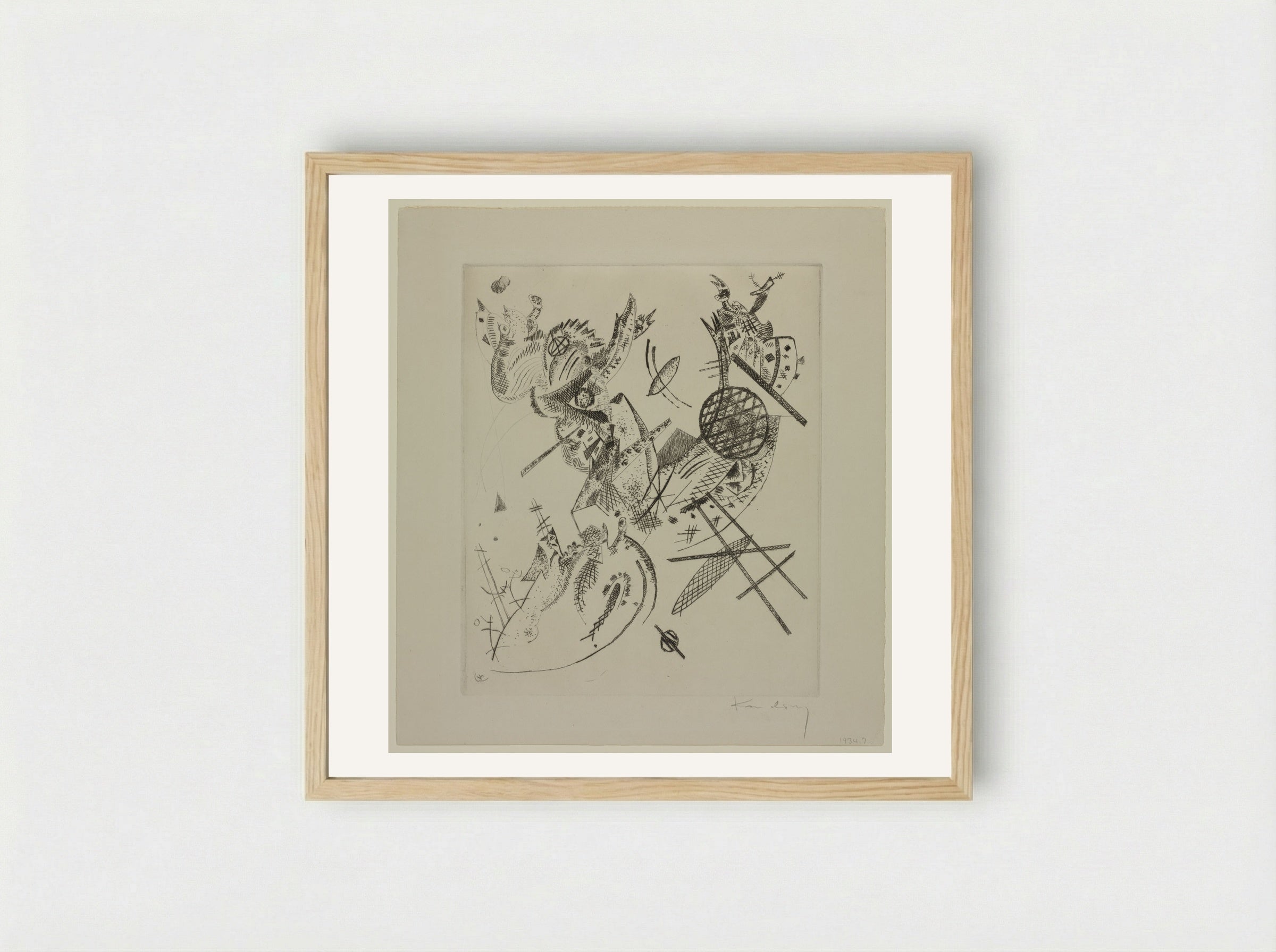 Small Worlds XII - Wassily Kandinsky - Framed Print Wood