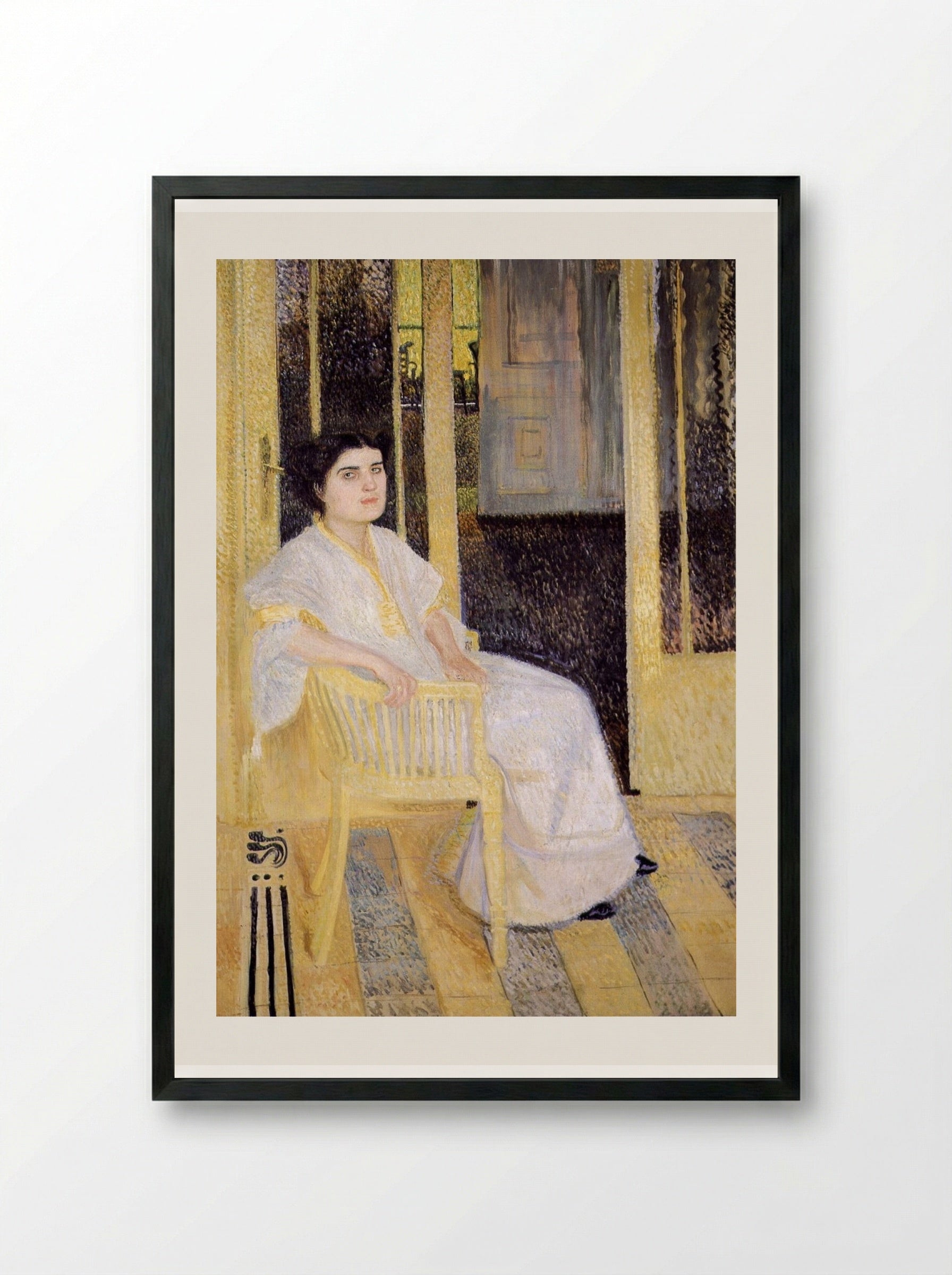 Smaragda Berg - Richard Gerstl - Framed Print Black