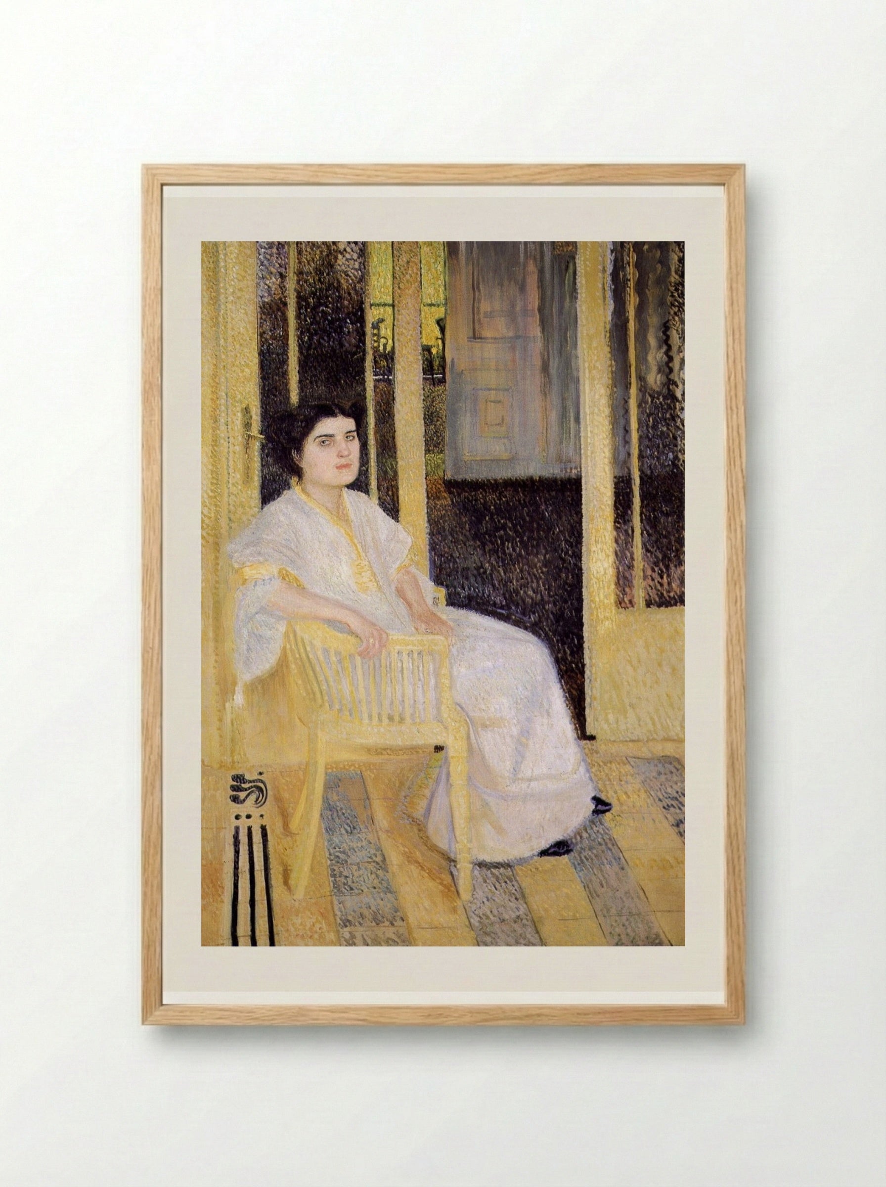 Smaragda Berg - Richard Gerstl - Framed Print Wood