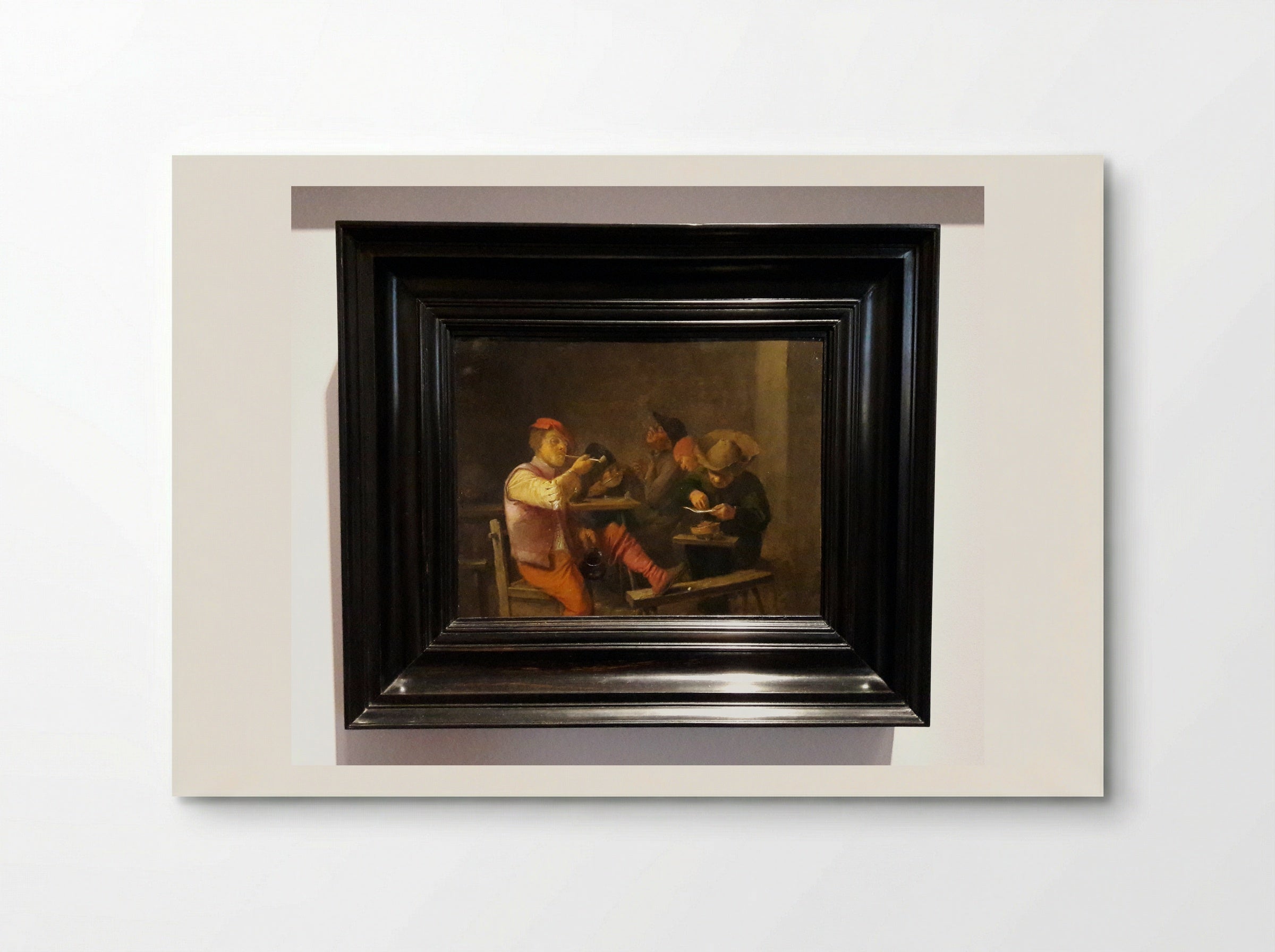 Smokers in an Inn - Adriaen Brouwer - Poster