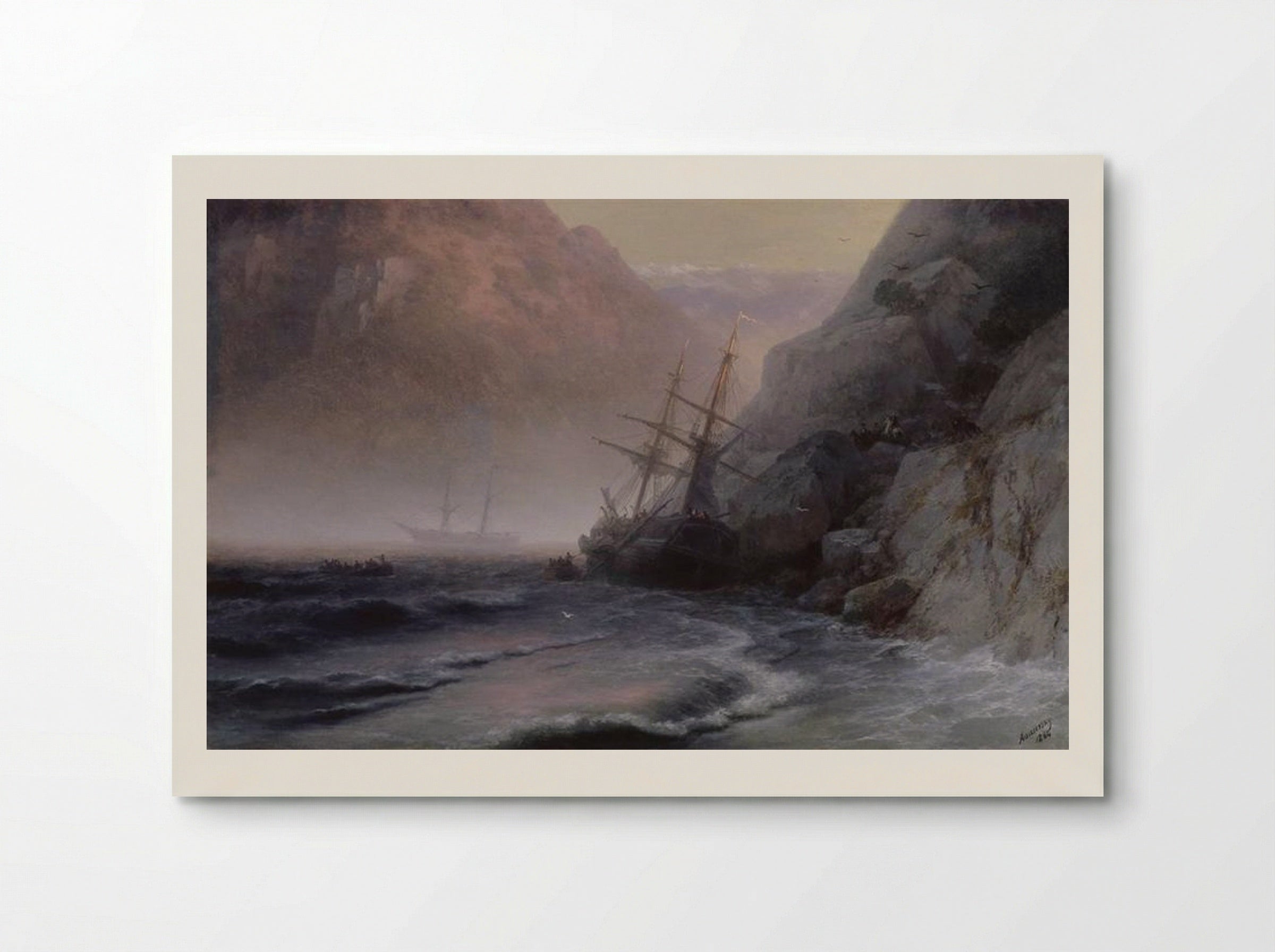 Smugglers - Ivan Aivazovsky - Poster