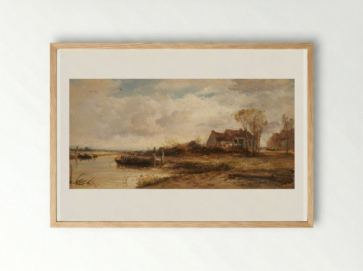 Snape, Suffolk - James Webb - Framed Print Wood
