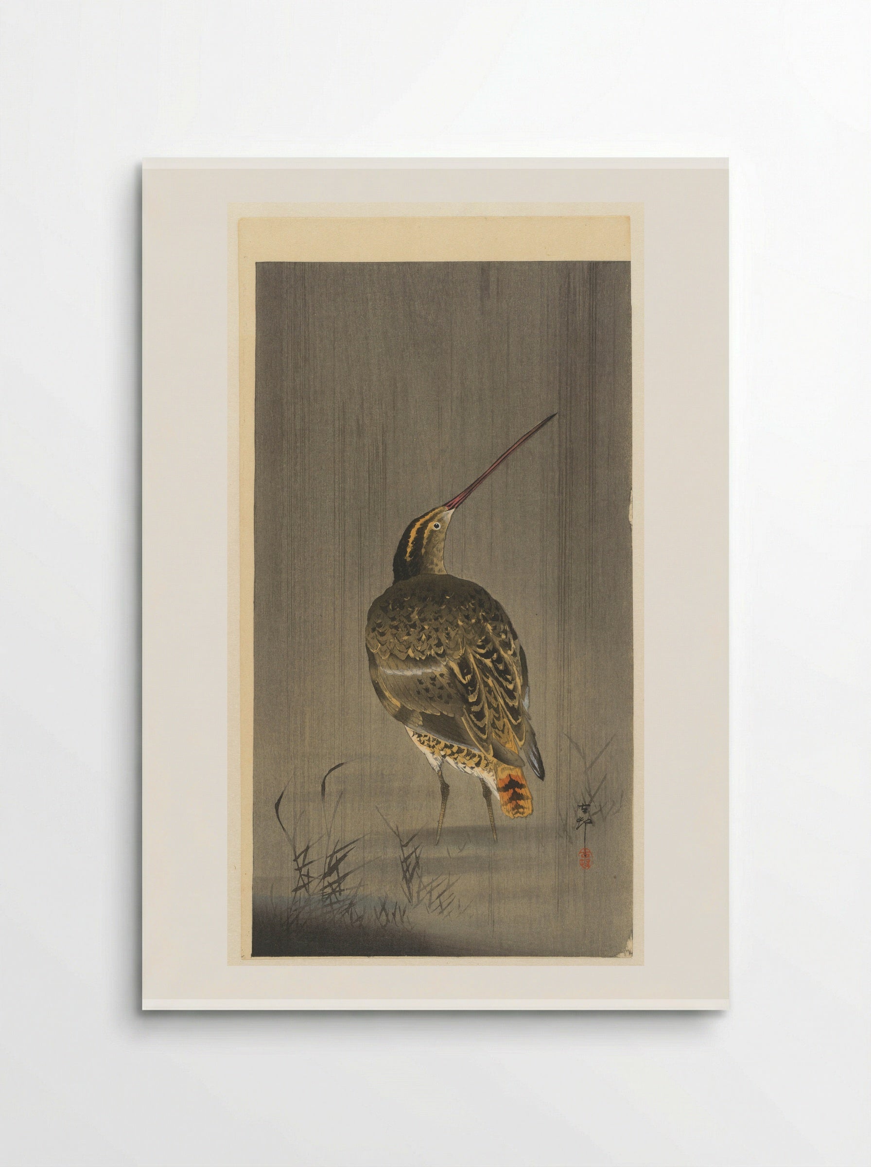 Snipe in the Rain - Matsuki Heikichi - Poster