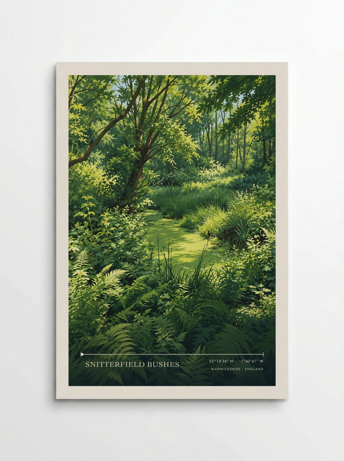 Snitterfield Bushes, Warwickshire | Travel Poster - Poster