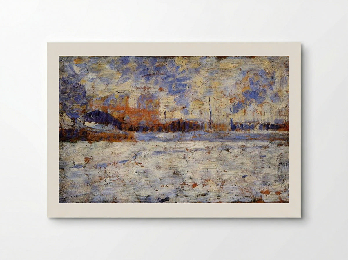 Snow Effect: Winter in the Suburbs - Georges Seurat - Poster