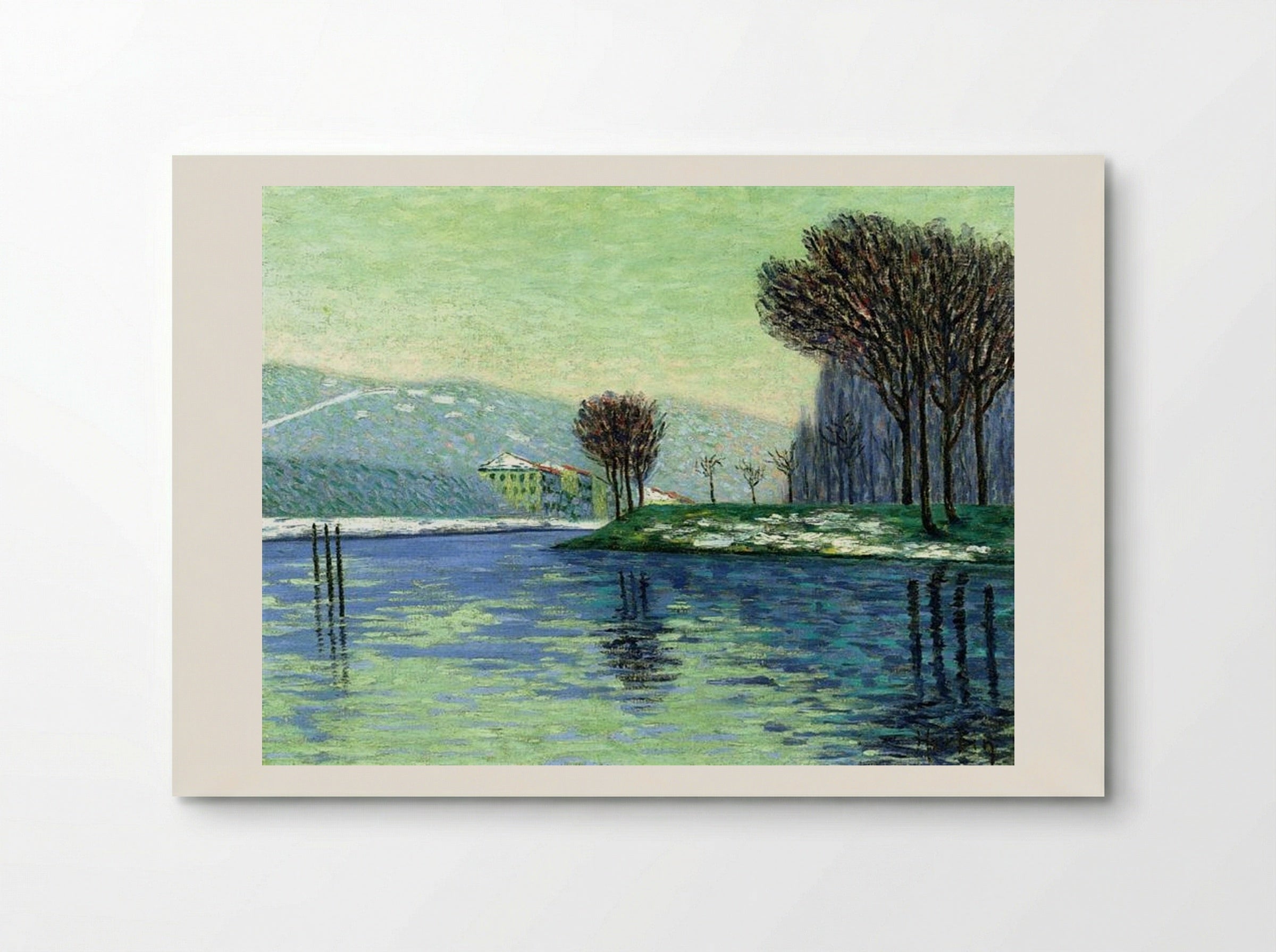 Snow at Haut Isle - Auguste Herbin - Poster