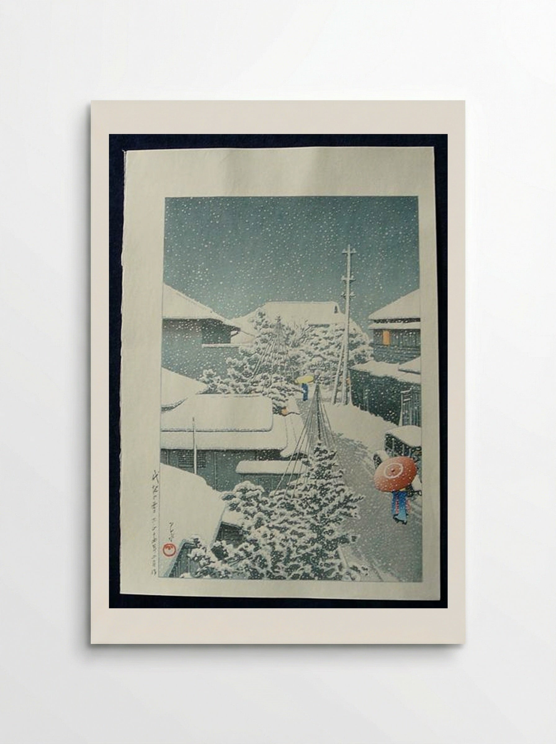 Snow at Shirochi - Hasui Kawase - Poster