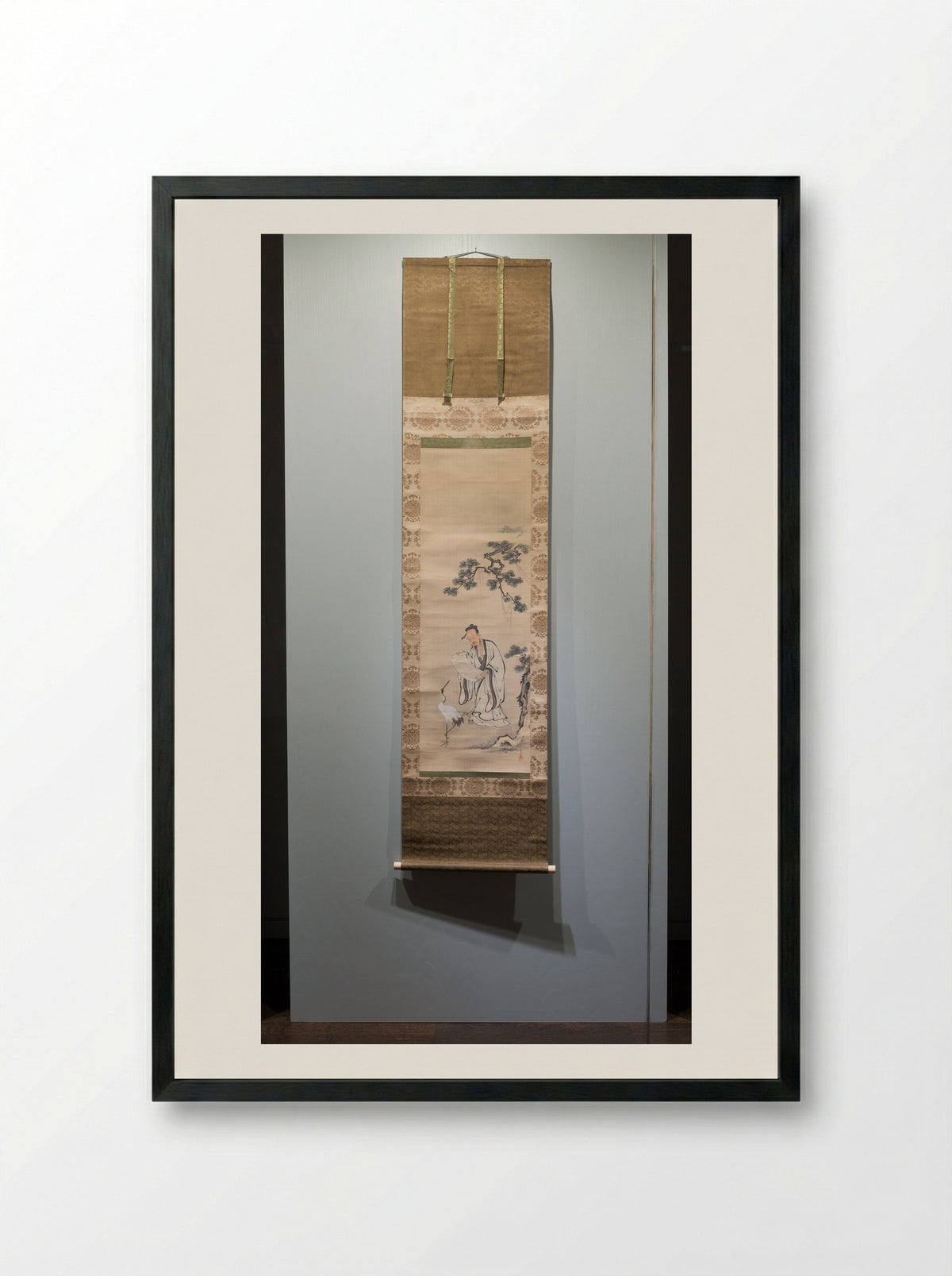 Snowy Landscape - Kanô Tsunenobu - Framed Print Black