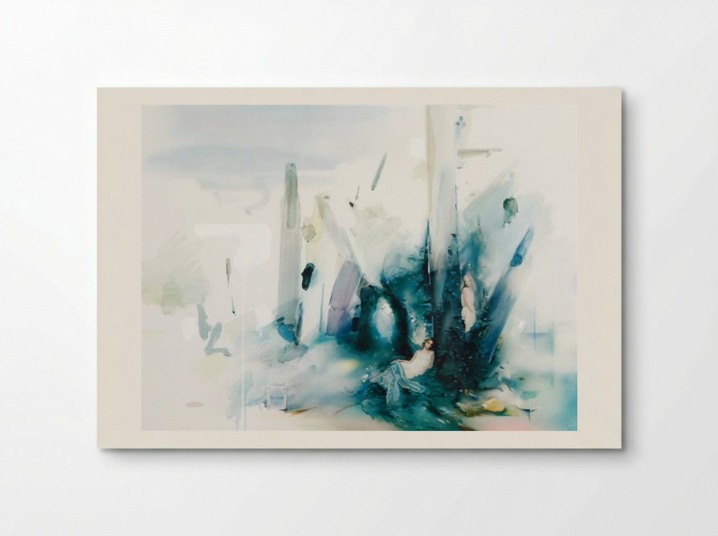 Soft Blue Landscape - Richard Hamilton - Poster