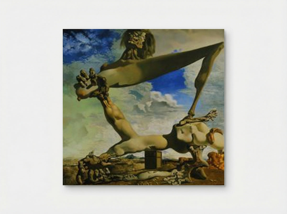 Soft Construction with Boiled Beans: Premonition of Civil War - Salvador Dalí - Poster