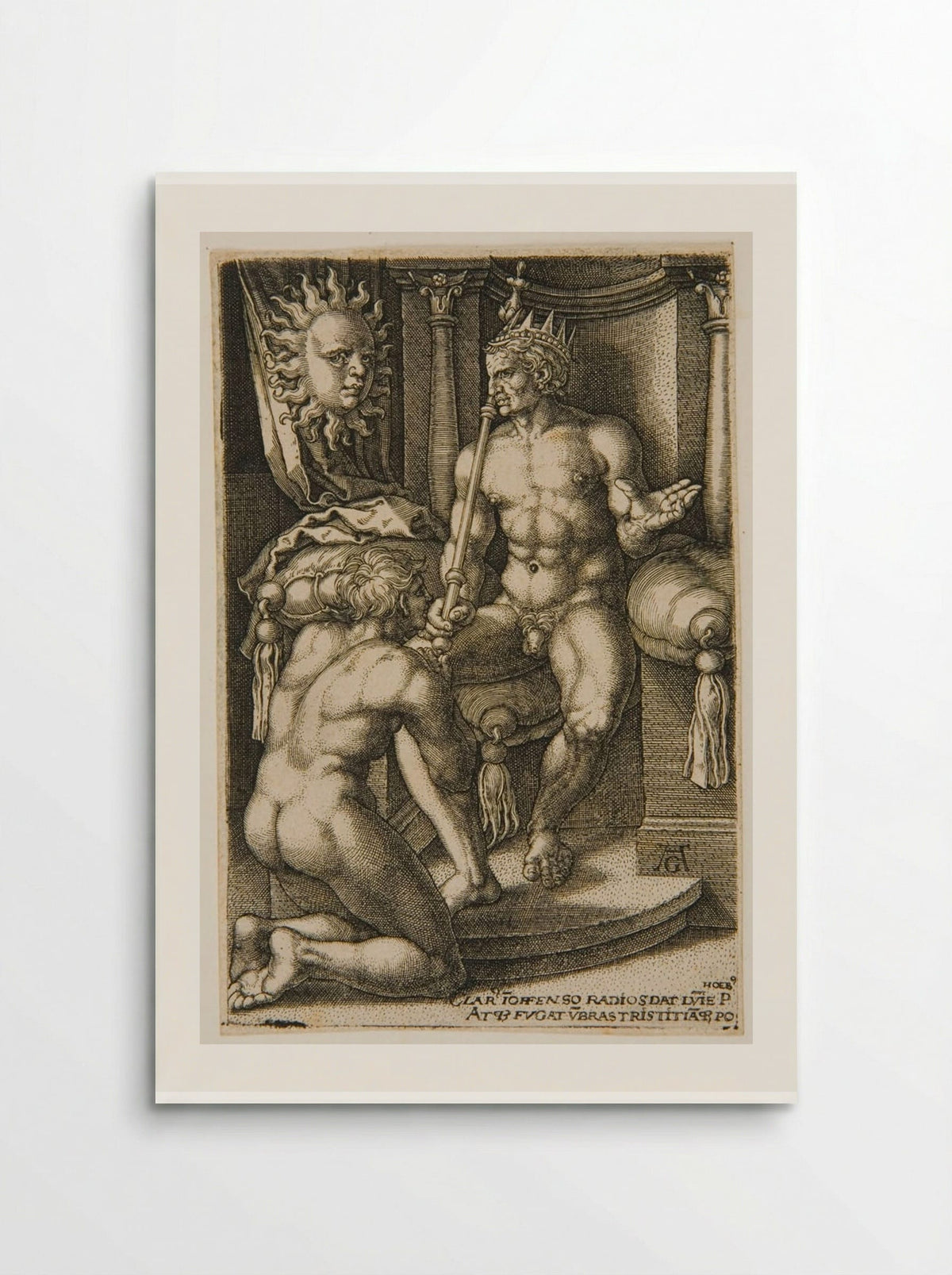 Sol (with Phaethon) - Heinrich Aldegrever - Poster