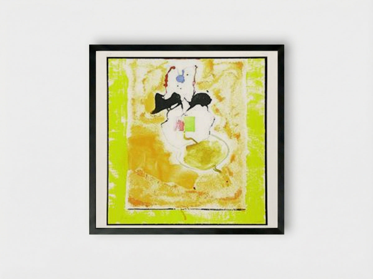 Solar Imp - Helen Frankenthaler - Framed Print Black