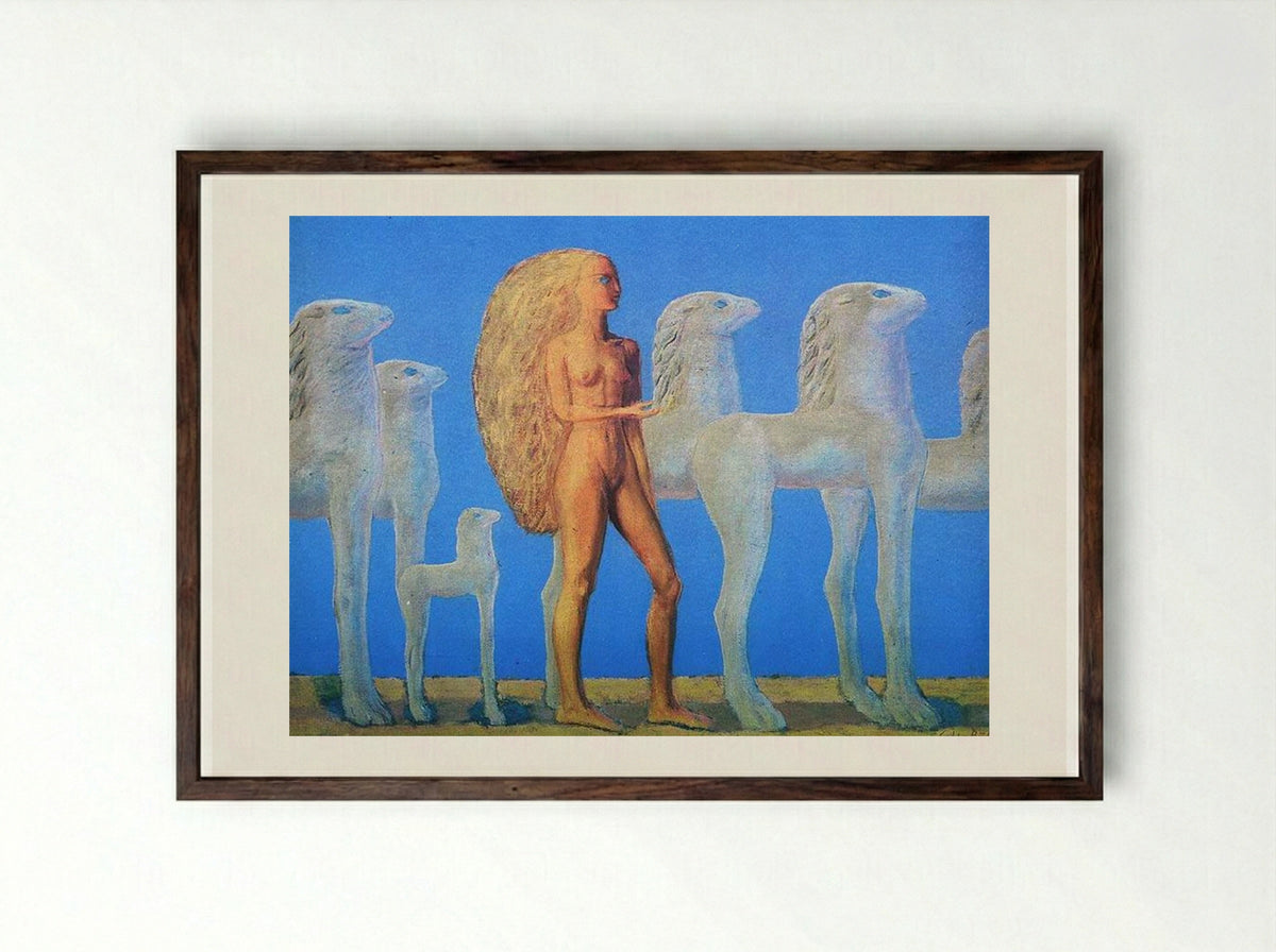 Solemnity - Sabin Balasa - Framed Print Dark Wood