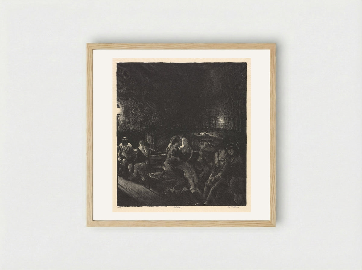 Solitude - George Bellows - Framed Print Wood