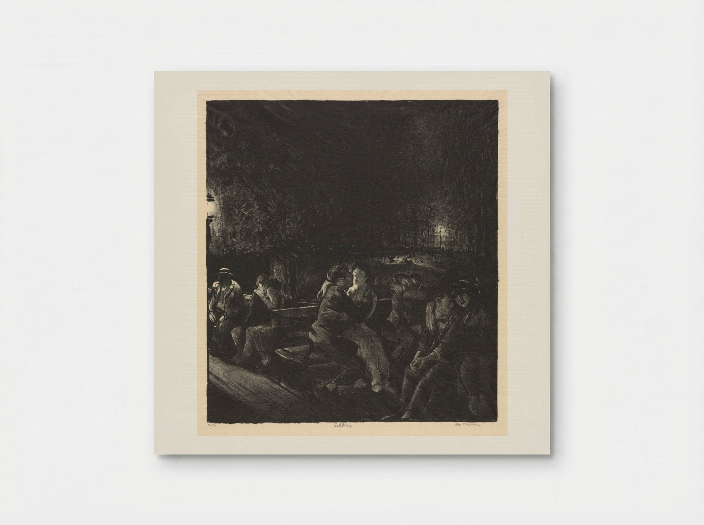 Solitude - George Bellows - Poster