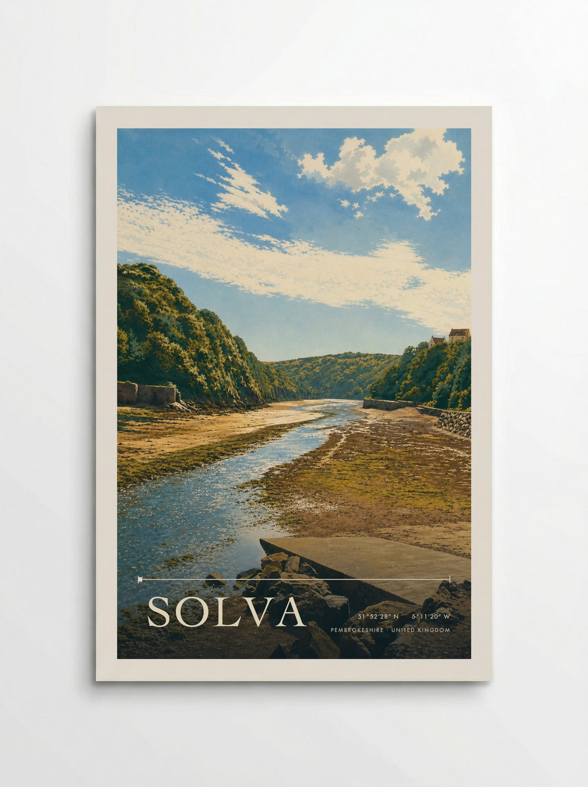 Solva Pembrokeshire United Kingdom Travel Poster - Poster
