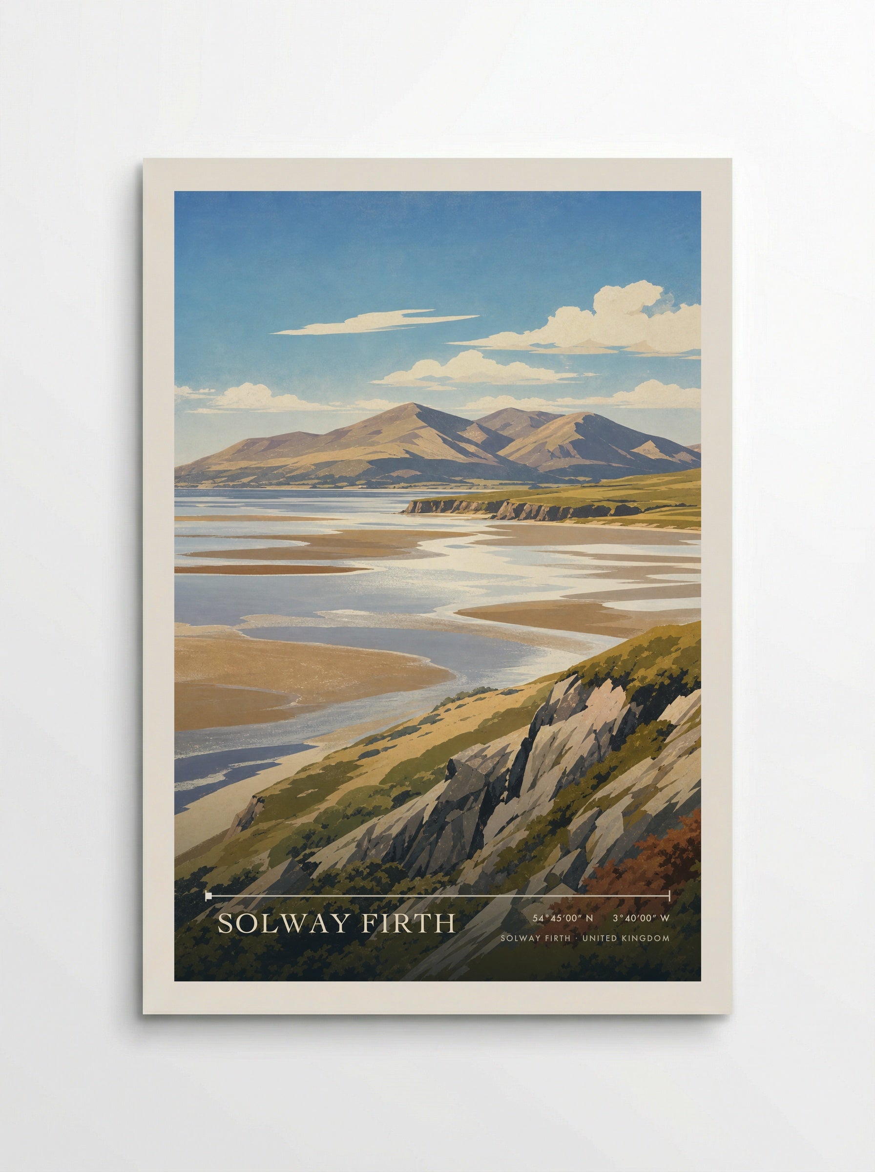Solway Firth United Kingdom Travel Poster - Poster