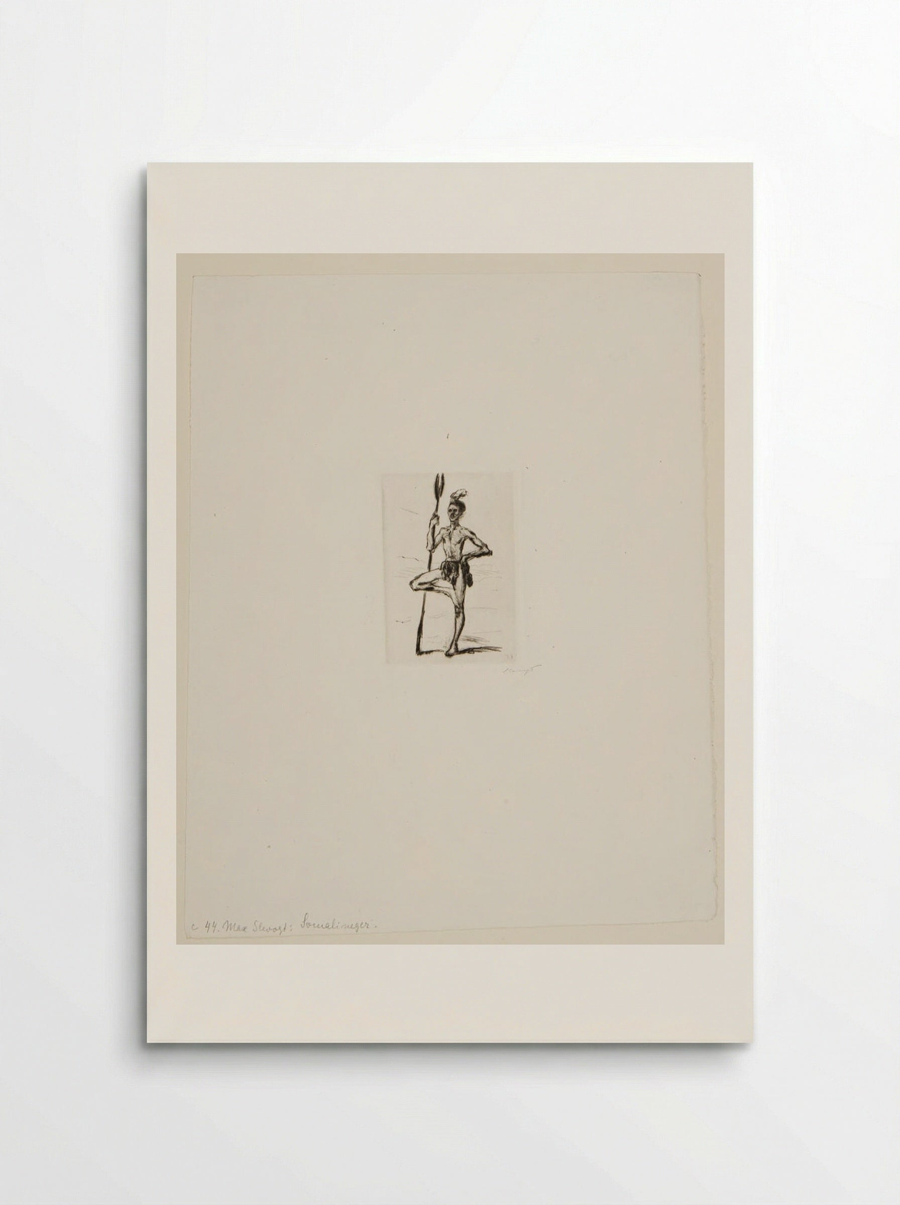 Somali Warrior - Max Slevogt - Poster