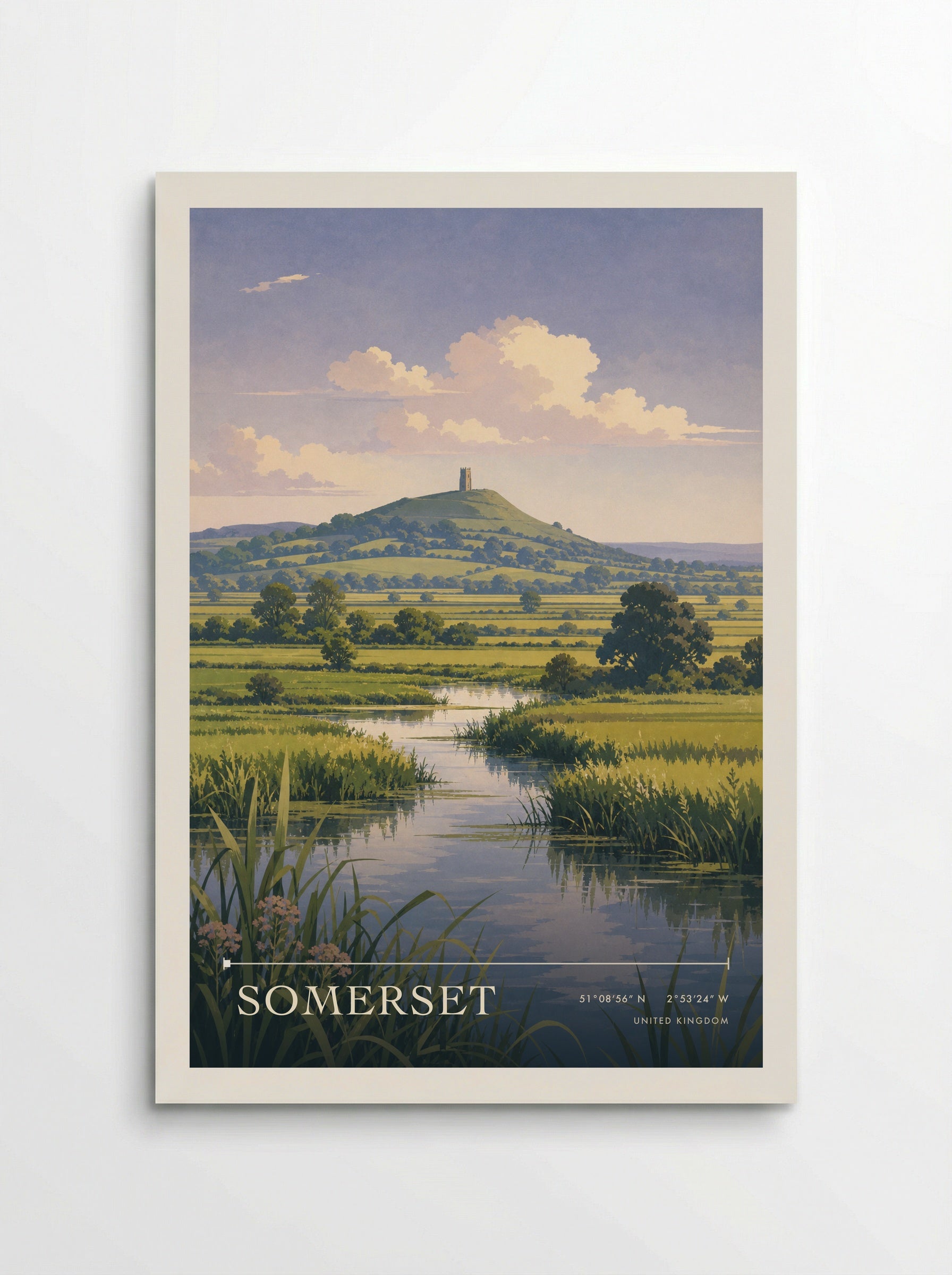 Somerset United Kingdom Travel Poster - Poster
