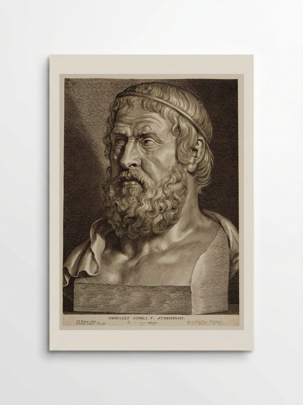 Sophocles - Paulus Pontius - Poster