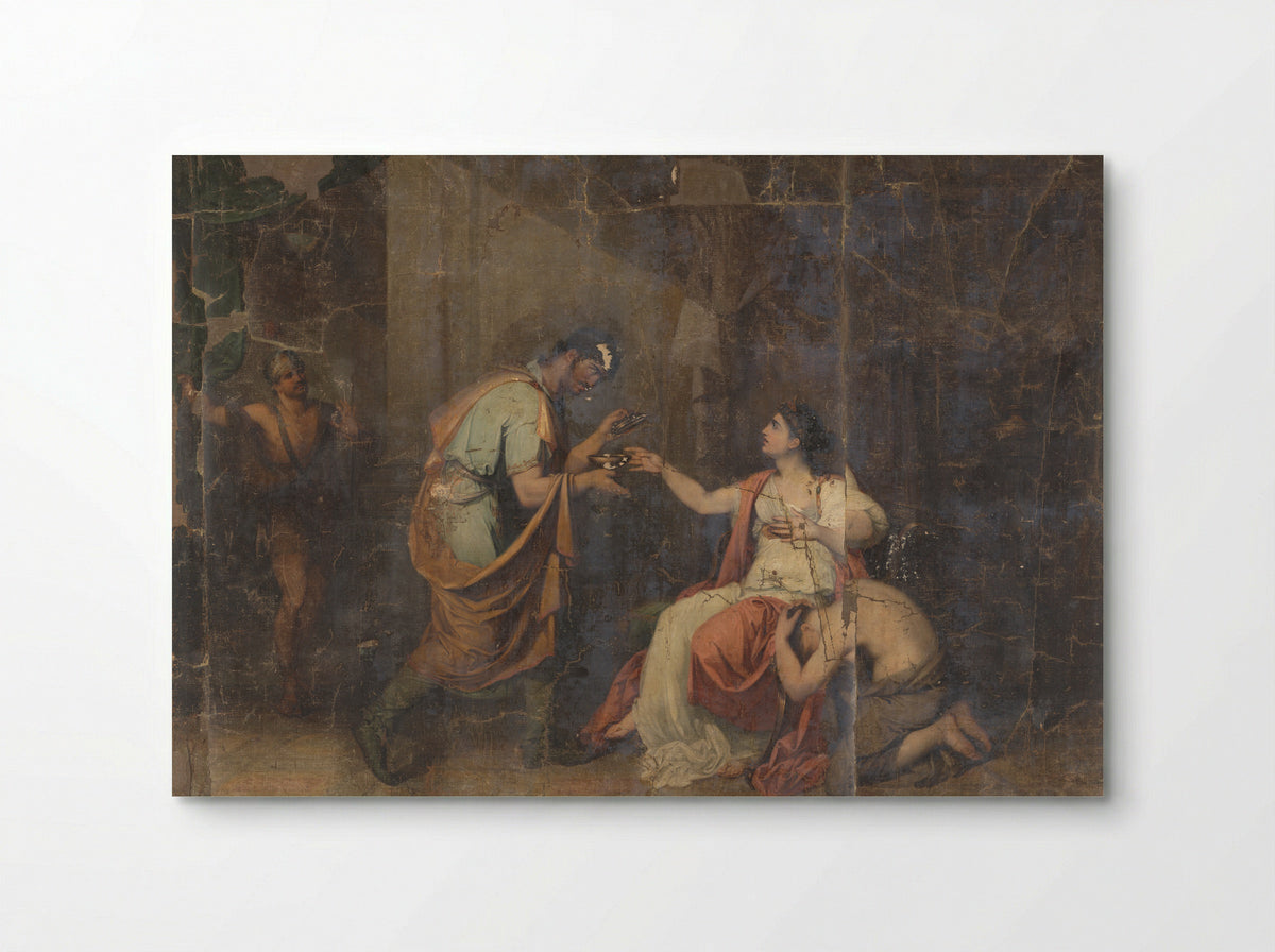 Sophonisba Kneeling Before Masinissa - Benjamin Wolff - Poster