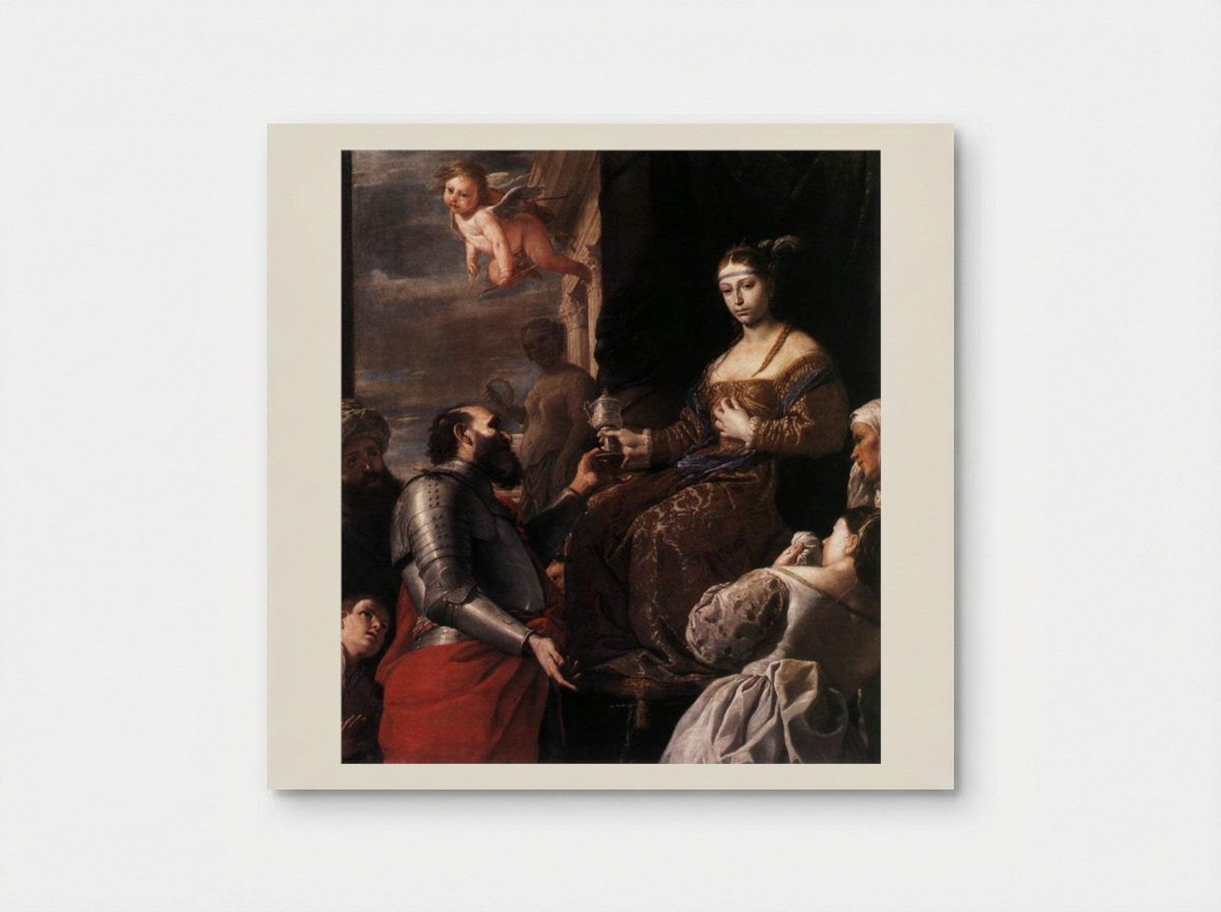 Sophonisba Receiving the Goblet - Mattia Preti - Poster