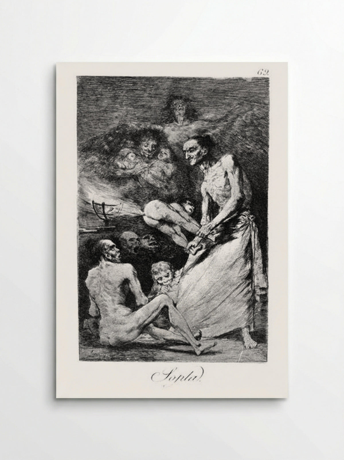 Sopla (Blow) - Francisco Goya - Poster