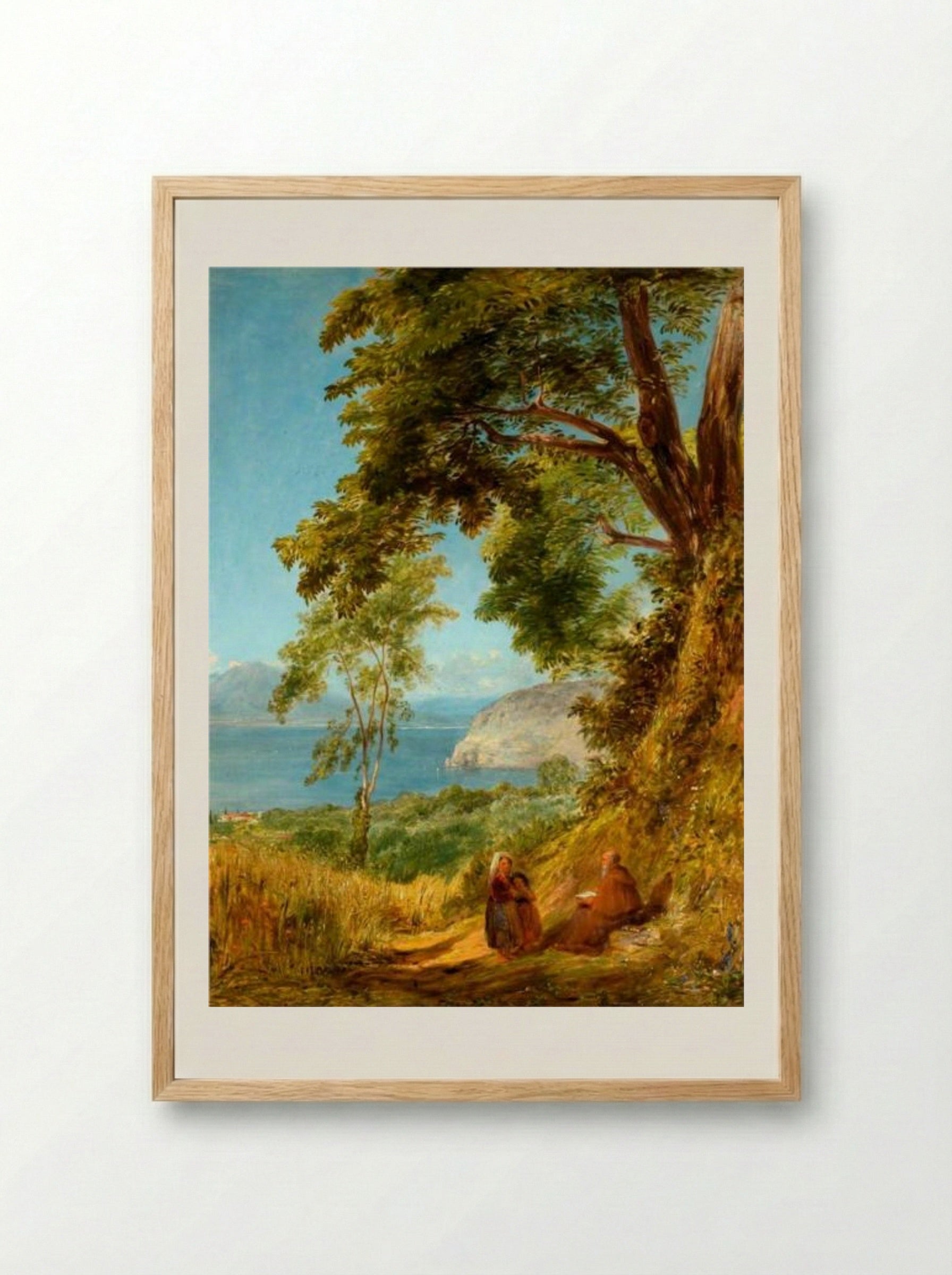 Sorrento, Bay of Naples - William Collins - Framed Print Wood