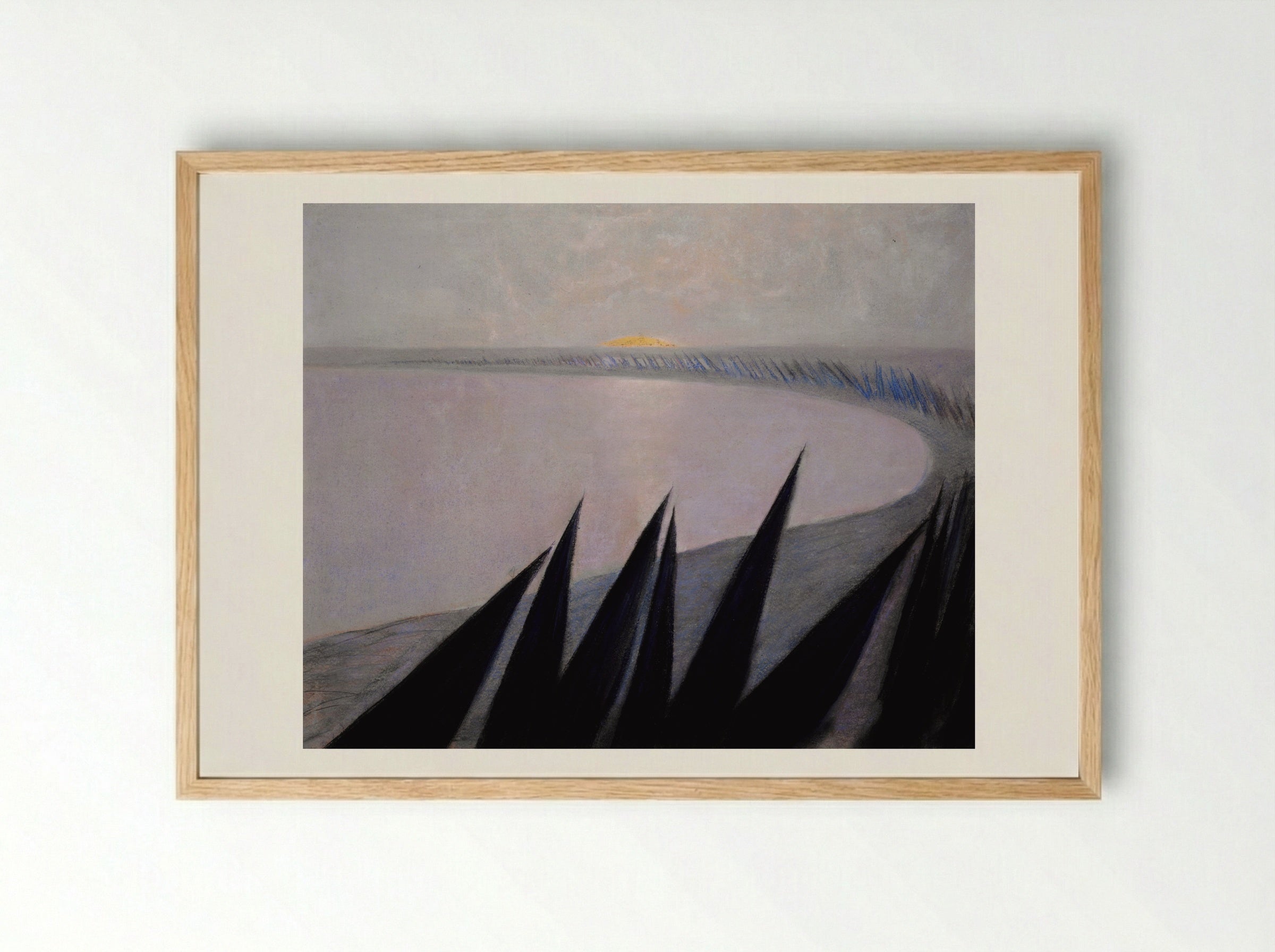 Sorrow (I) - Mikalojus Konstantinas Čiurlionis - Framed Print Wood
