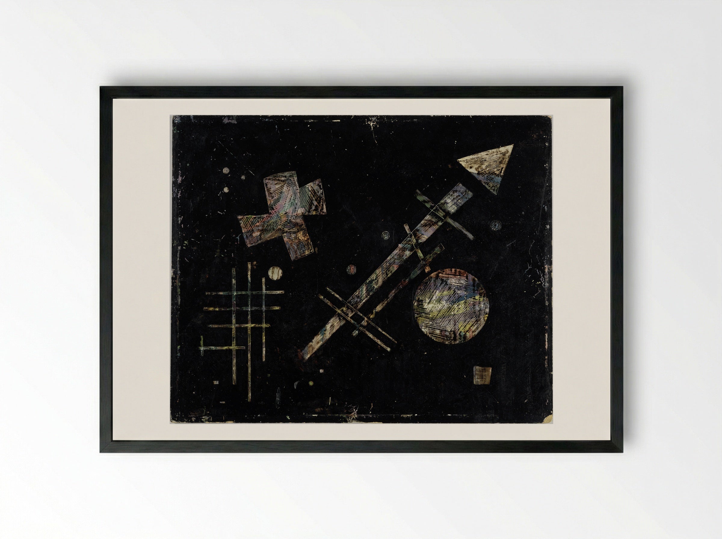 Sounds - Wassily Kandinsky - Framed Print Black