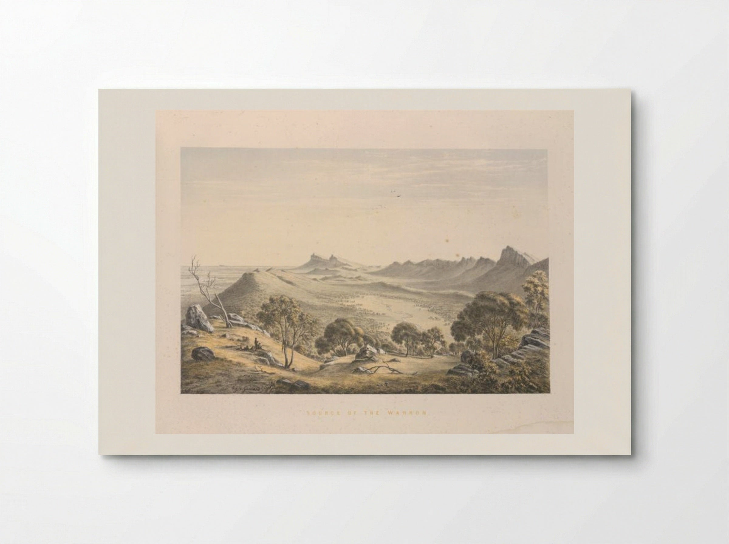 Source of the Wannon - Eugene von Guerard - Poster