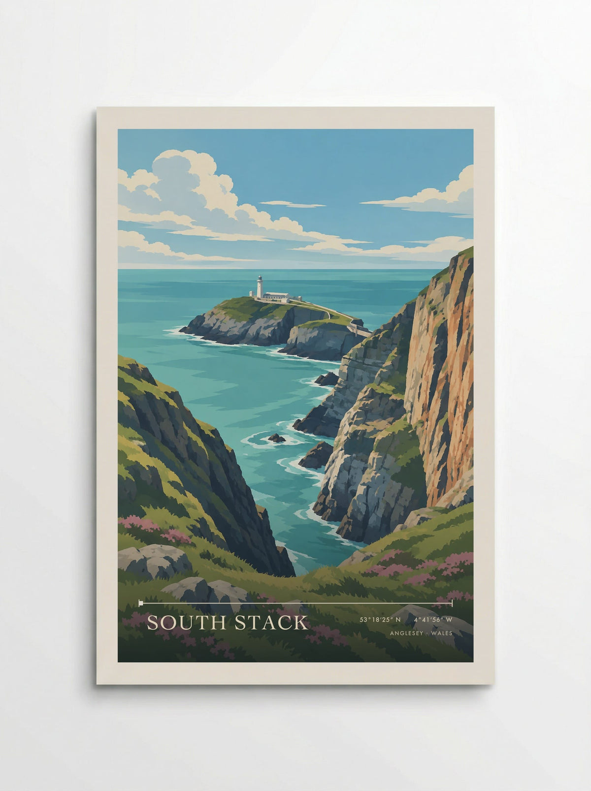 South Stack, Anglesey | Travel Poster - Poster