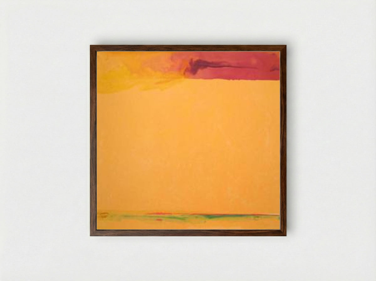 Southern Exposure - Helen Frankenthaler - Framed Print Dark Wood