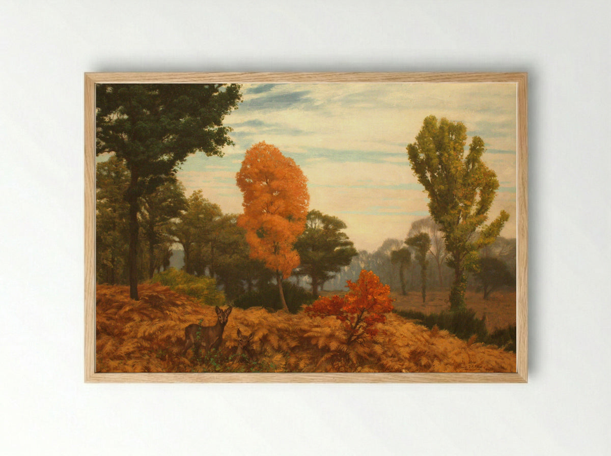 Souvenir of Achéres - Jean-Léon Gérôme - Framed Print Wood