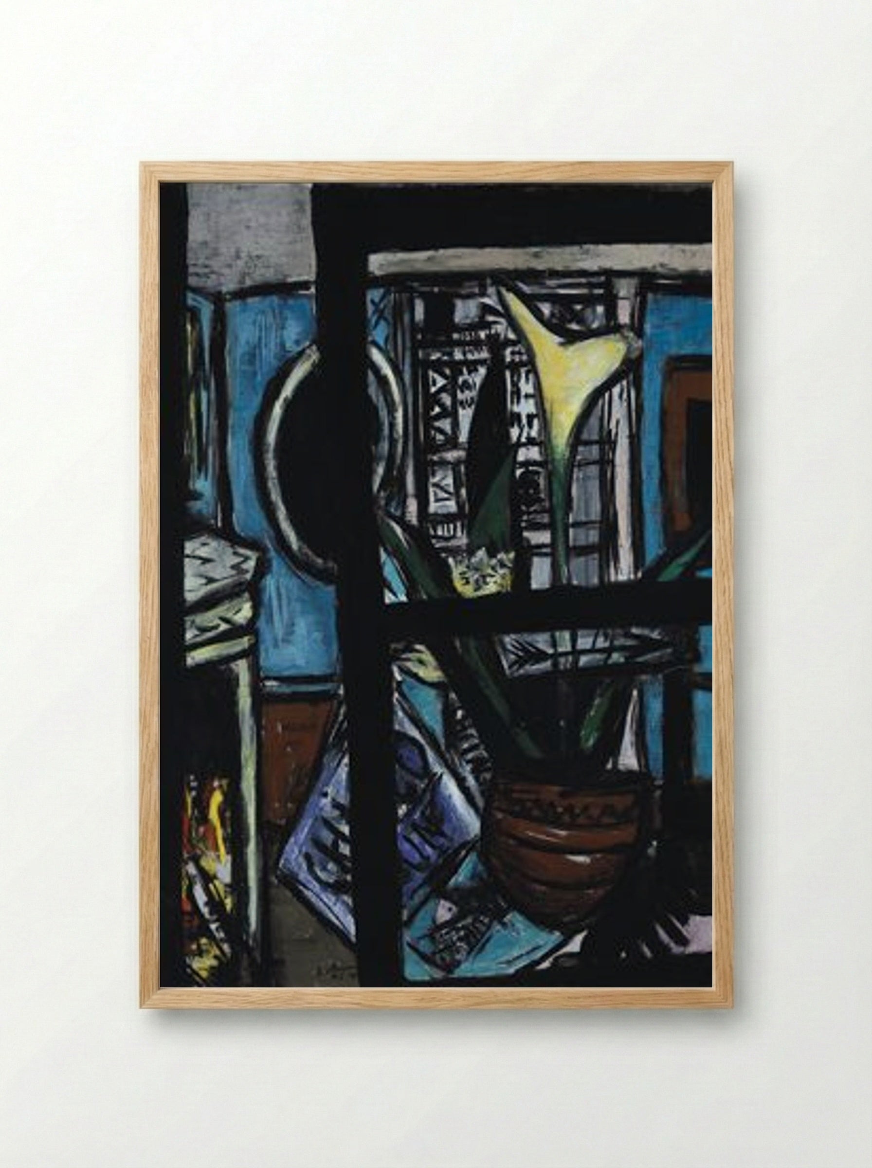 Souvenir of Chicago - Max Beckmann - Framed Print Wood