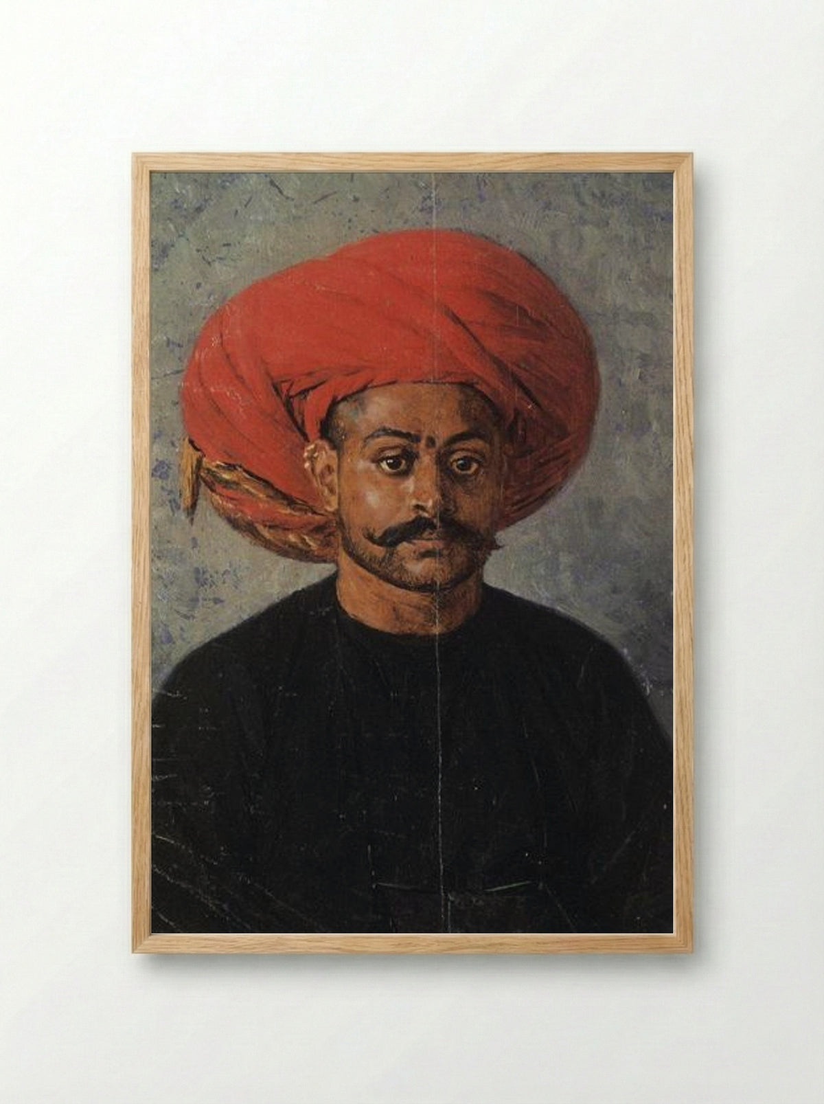 Sowar, the Messenger of the Government - Vasily Vereshchagin - Framed Print Wood