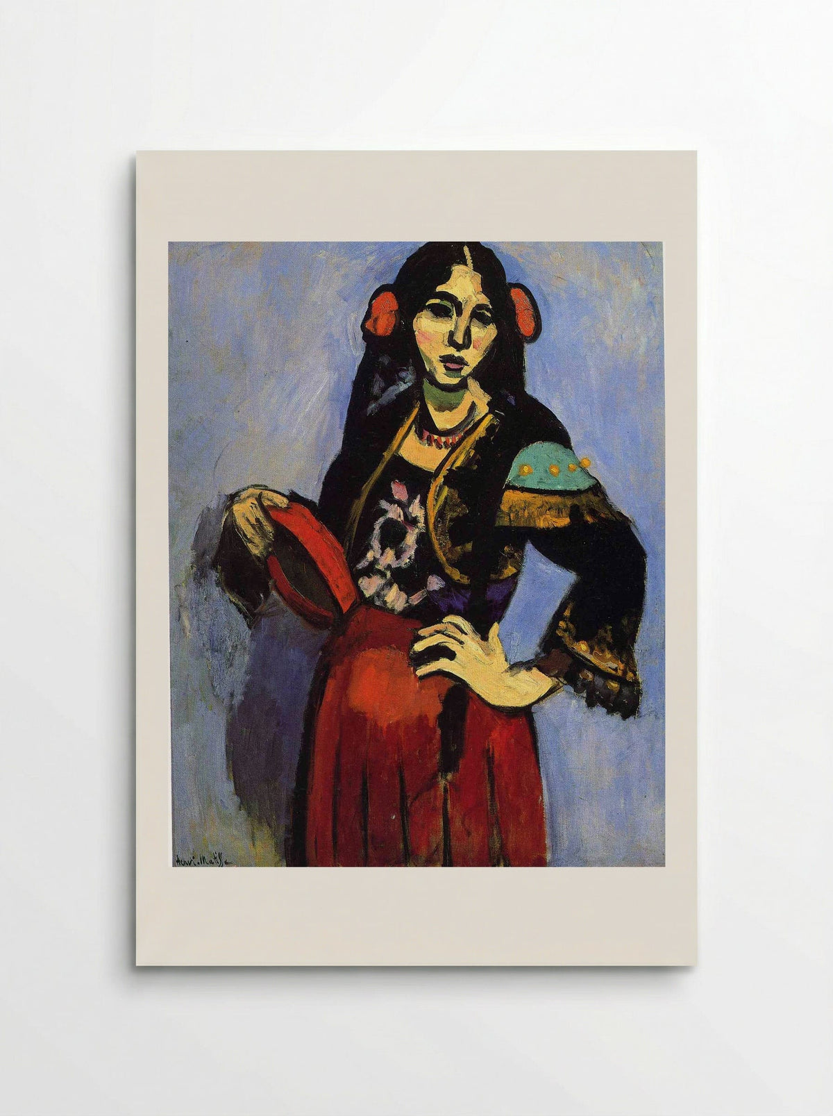 Spanish Woman with a Tambourine - Henri Matisse - Poster