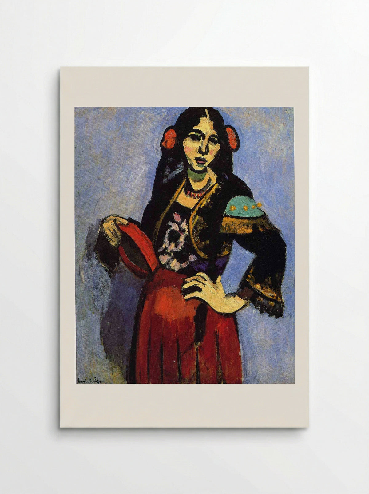 Spanish Woman with a Tambourine - Henri Matisse - Poster