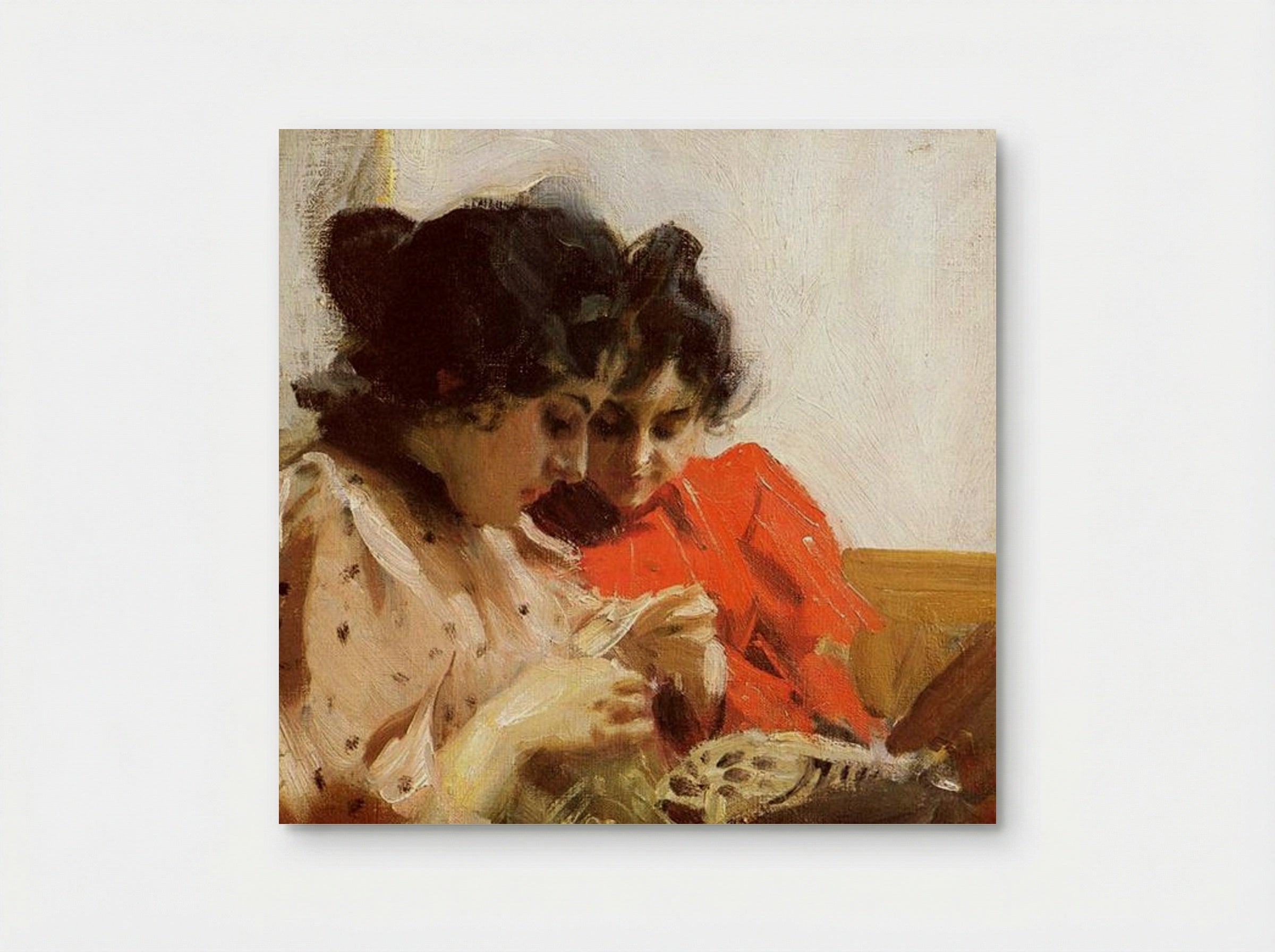 Spetssöm (Lace-making) - Anders Zorn - Poster