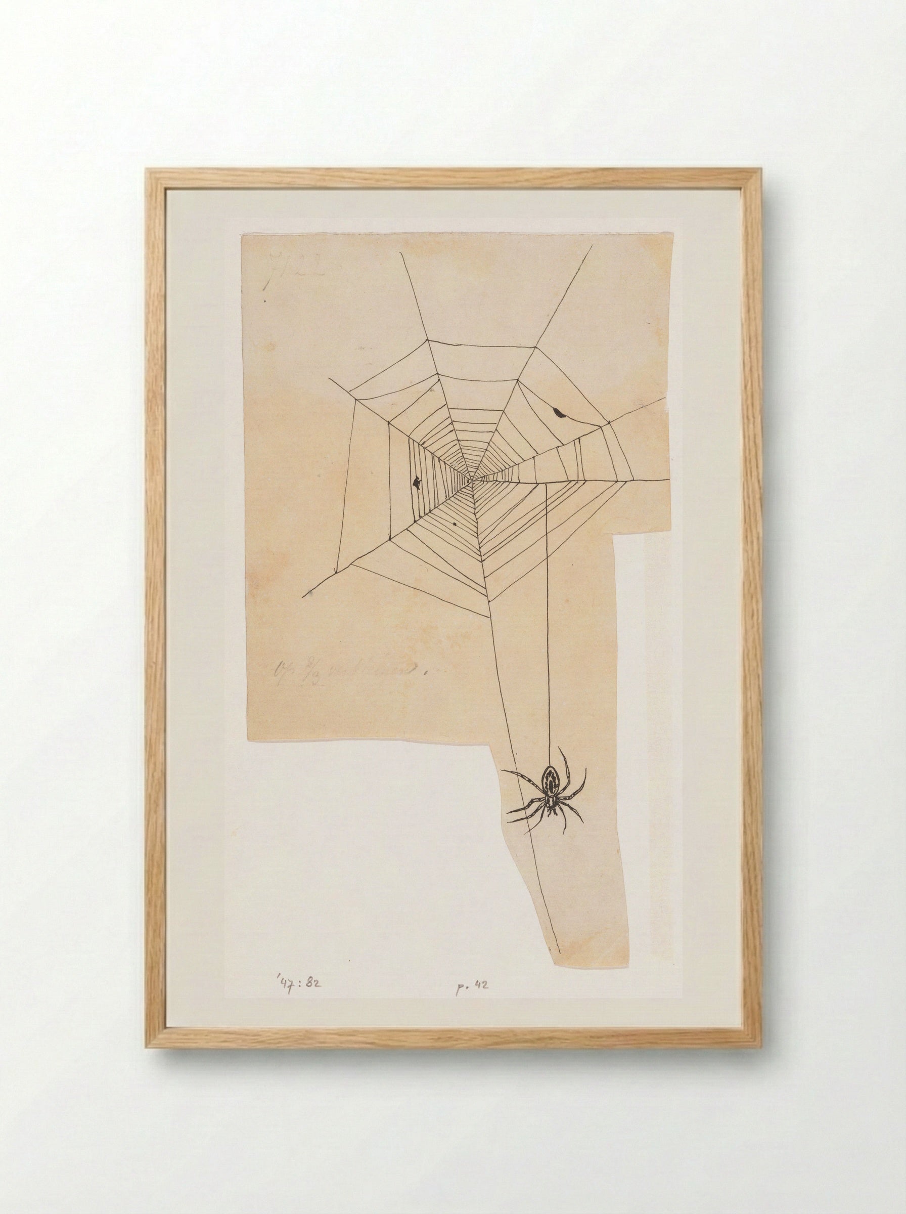 Spinnenweb (Spider Web) - Willem Wenckebach - Framed Print Wood
