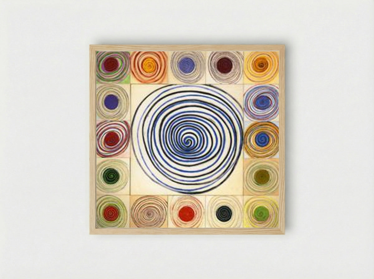 Spirals - Terry Frost - Framed Print Wood