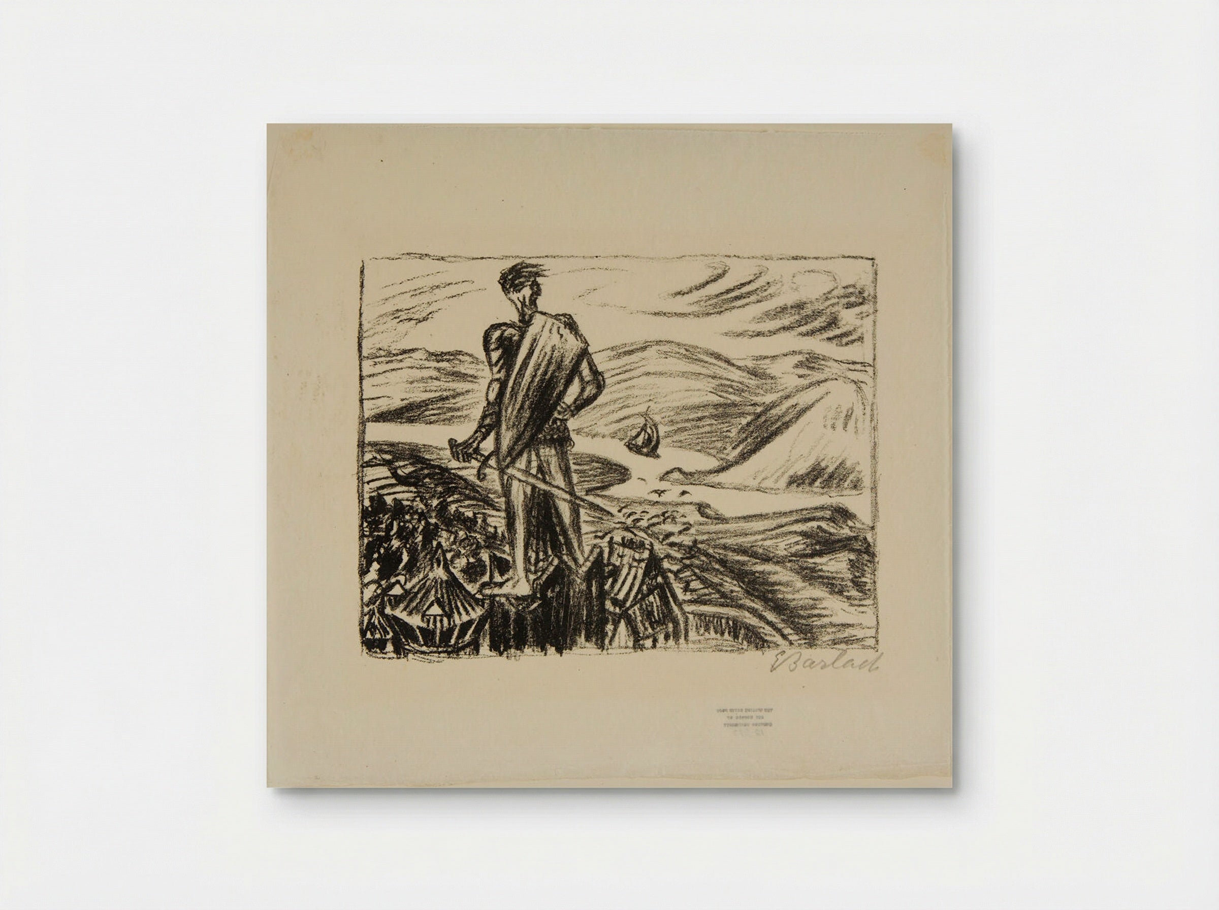 Spiritual Salutation (Salute) - Ernst Barlach - Poster