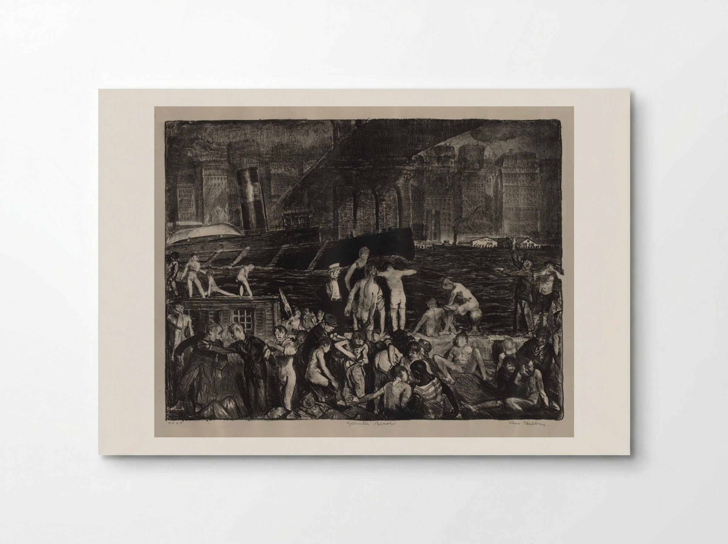 Splinter Beach - George Bellows - Poster