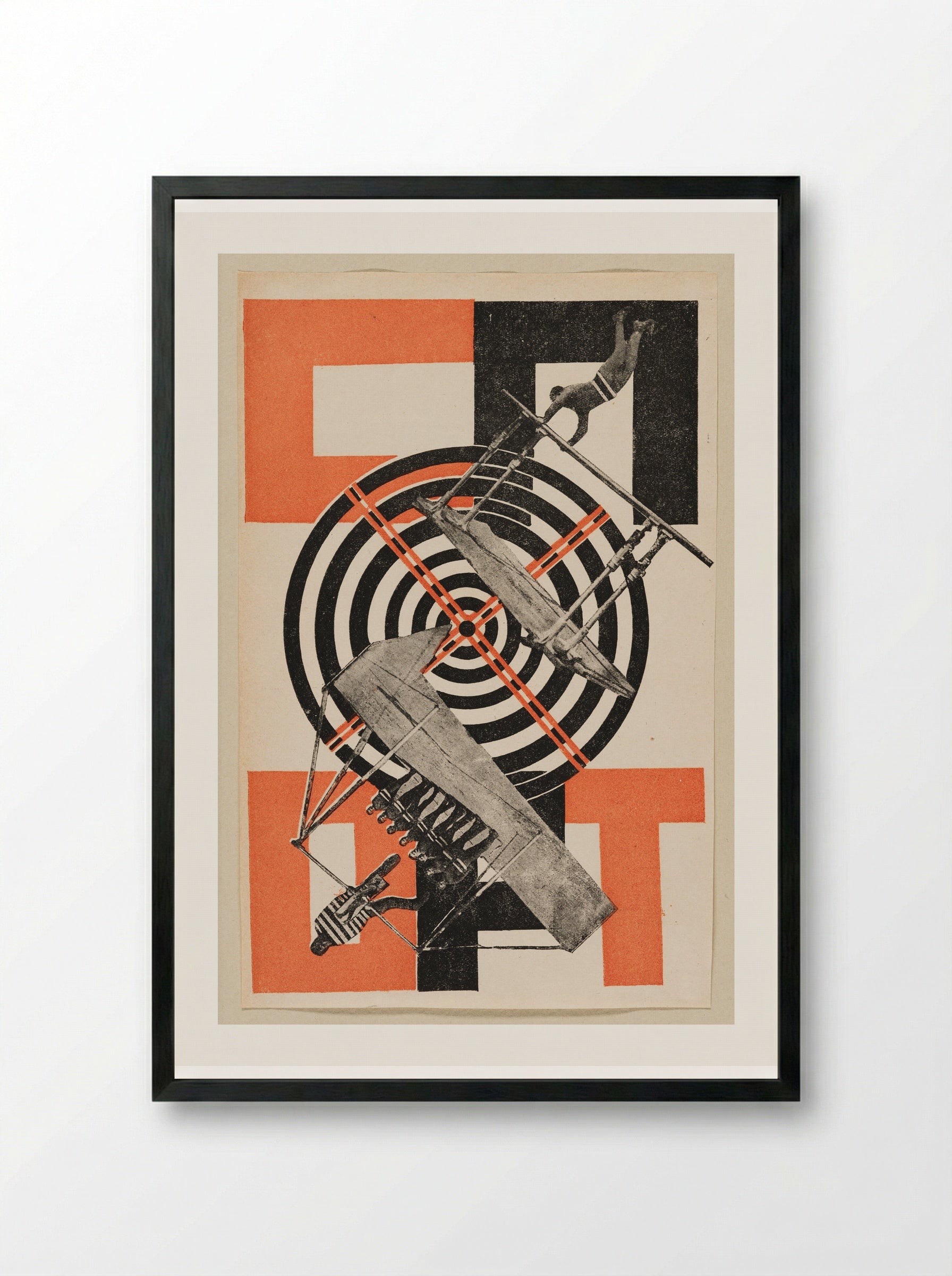 Sport - Gustavs Klucis - Framed Print Black