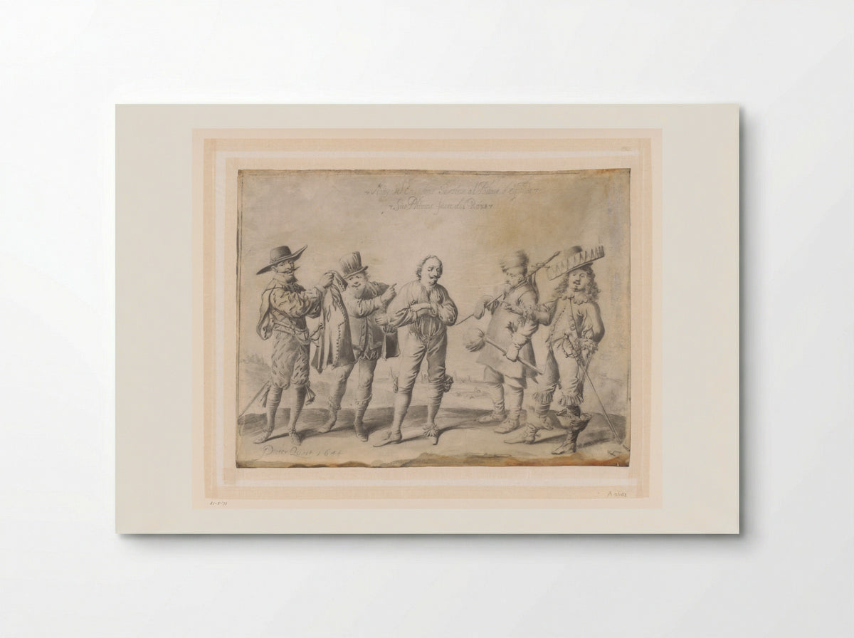 Spotbeeld op de Spanjaard - Pieter Jansz Quast - Poster